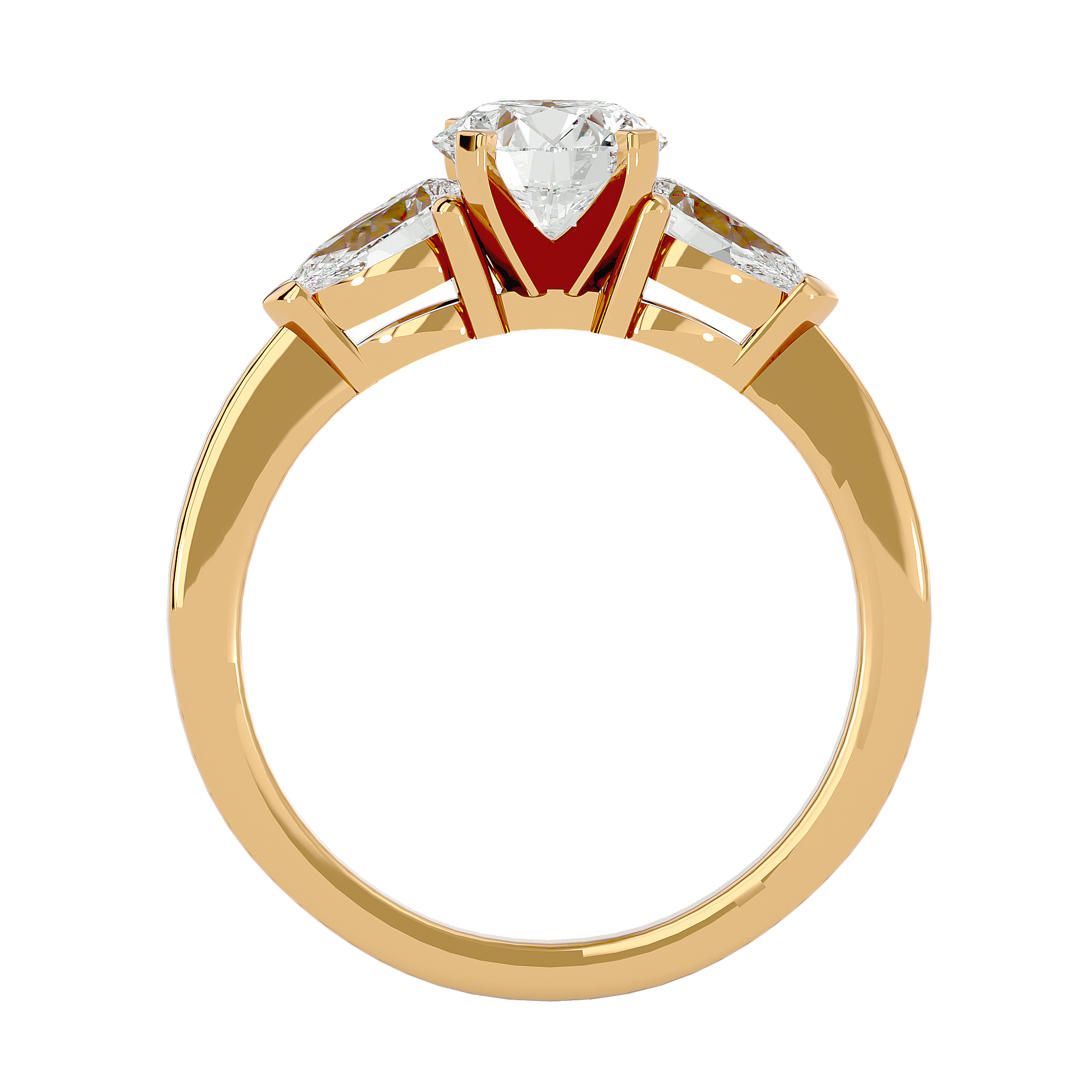 Janelle Three Stone Ring