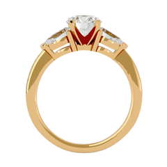 Janelle Three Stone Ring