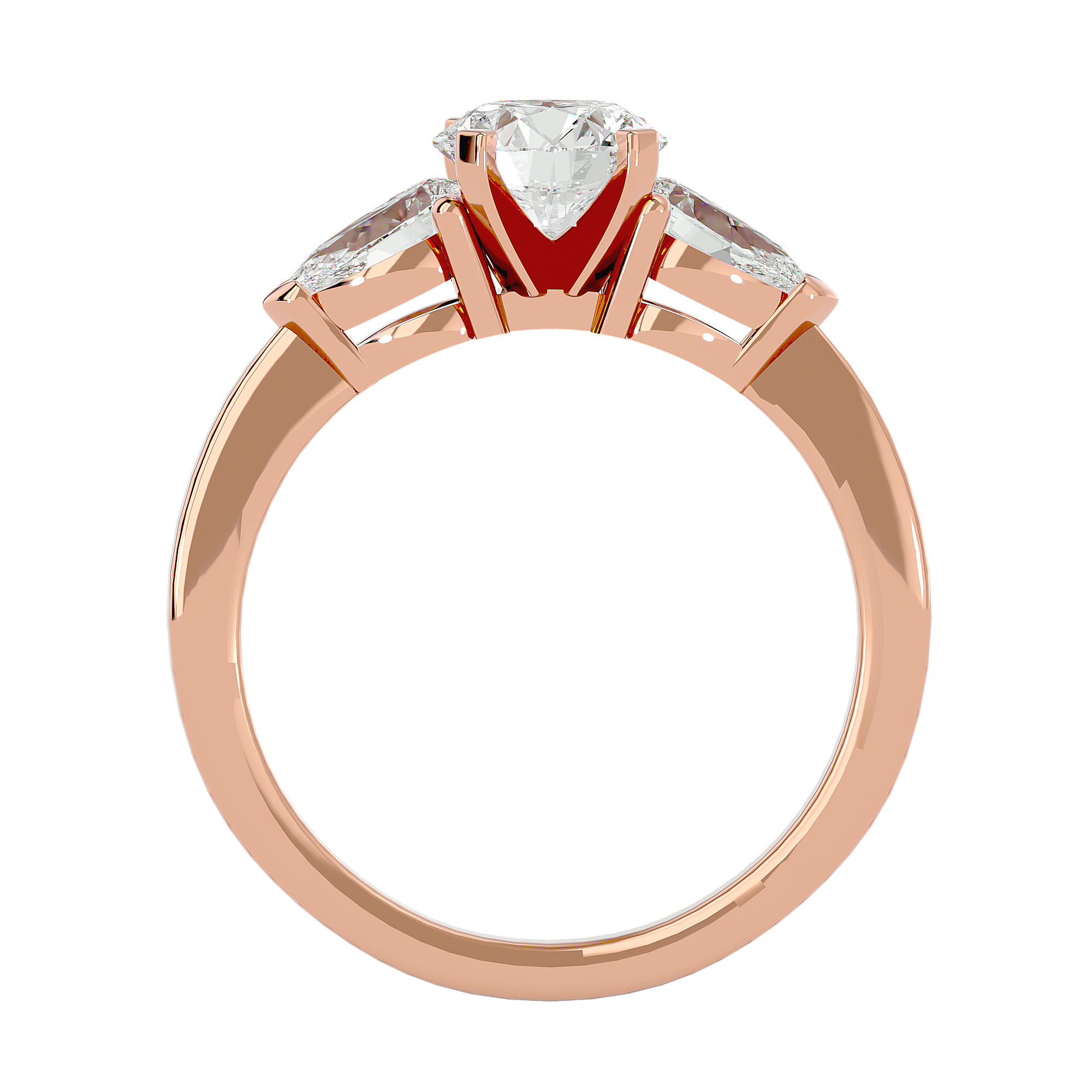Janelle Three Stone Ring