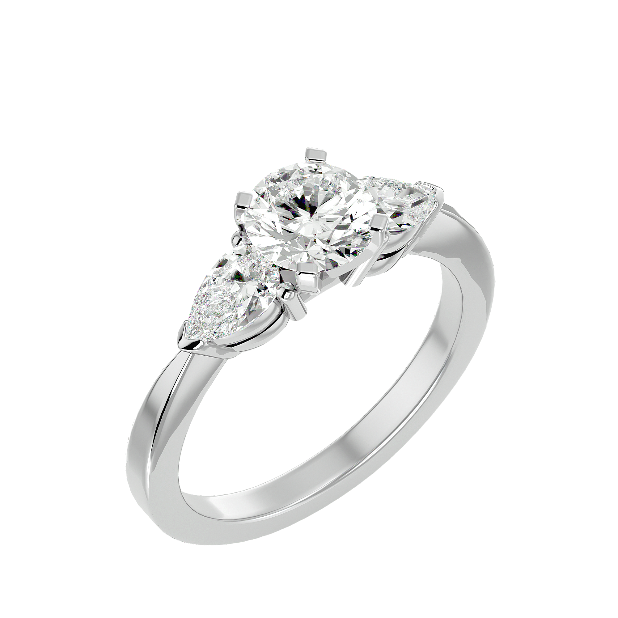Janelle Three Stone Ring