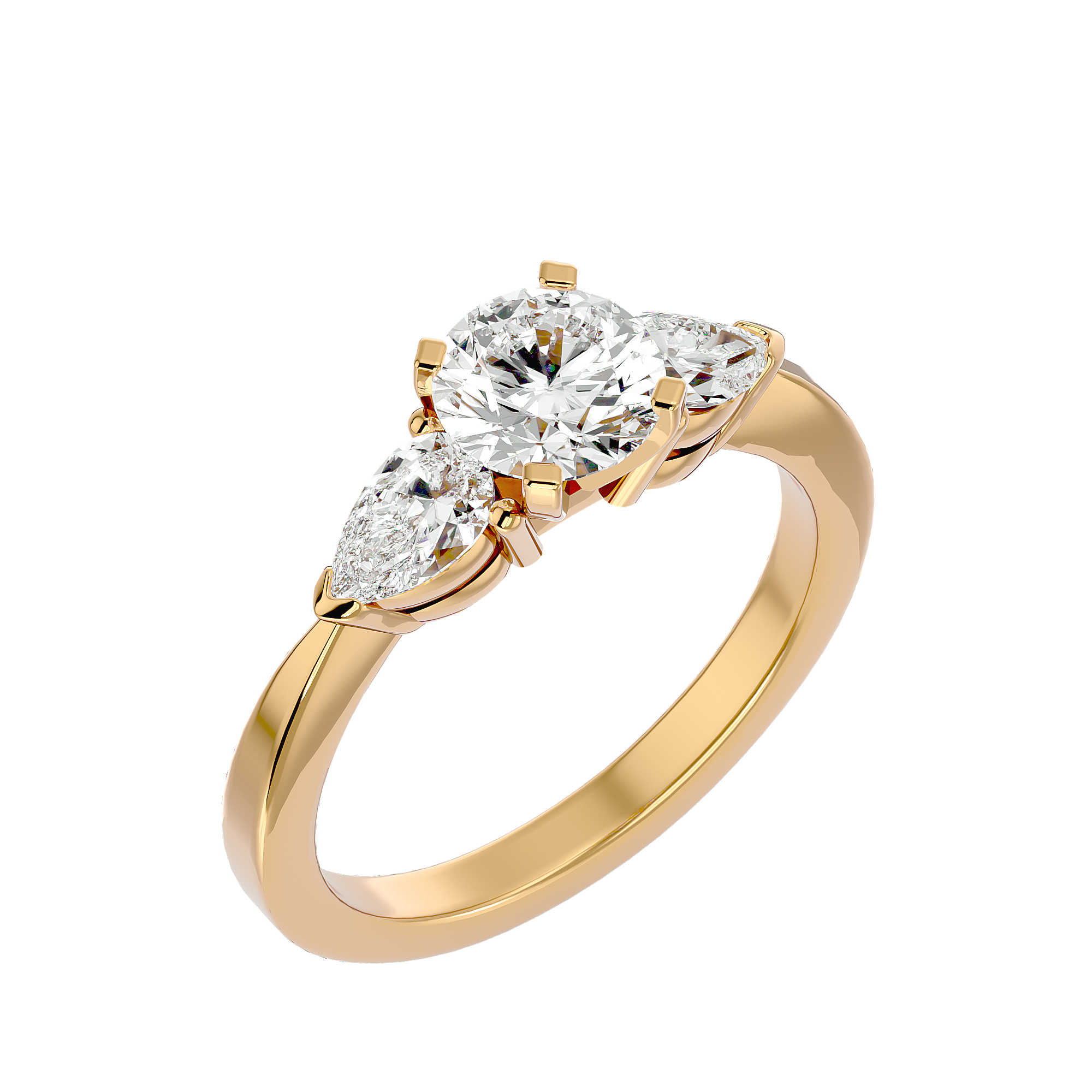 Janelle Three Stone Ring