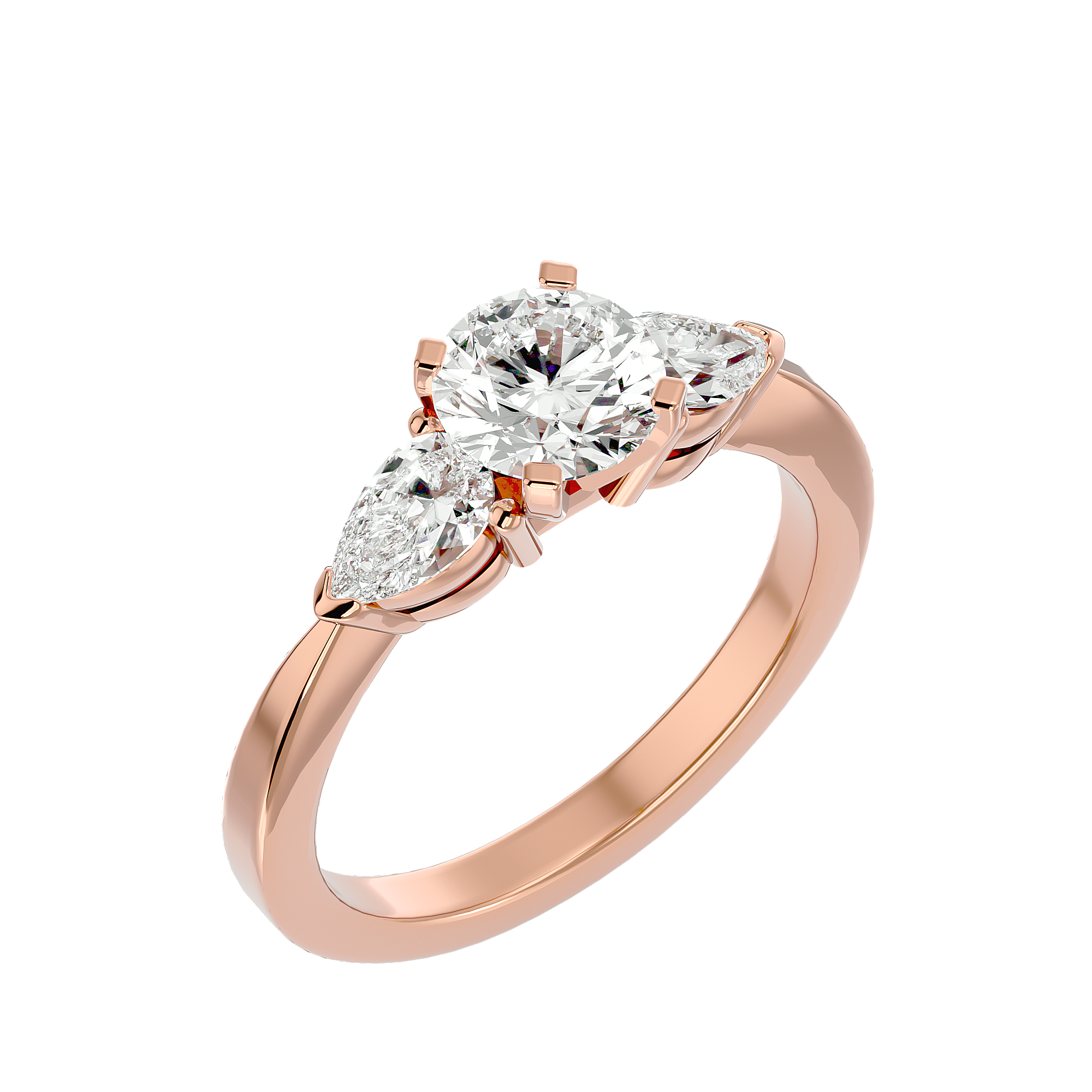 Janelle Three Stone Ring