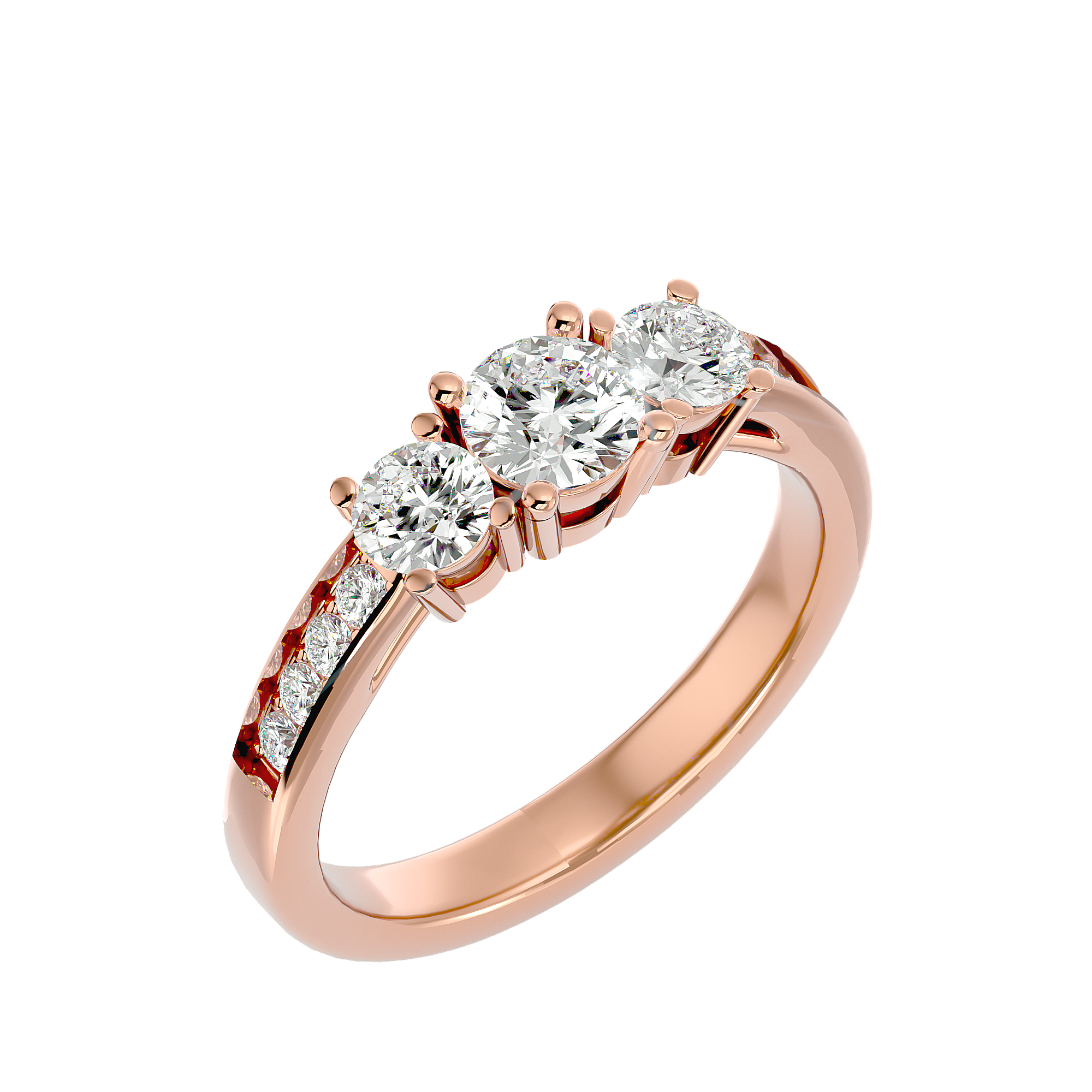 Sloan Three Stone Ring