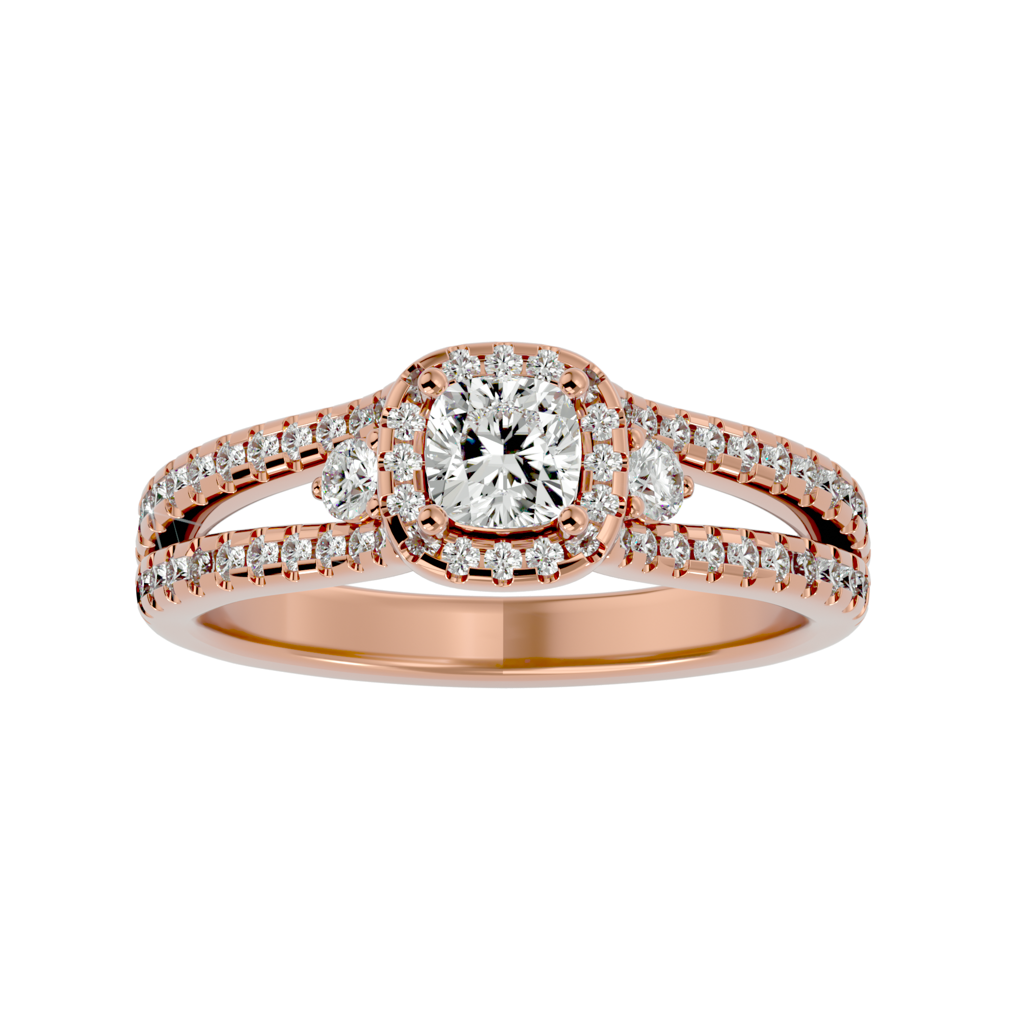 Itzel Three Stone Ring