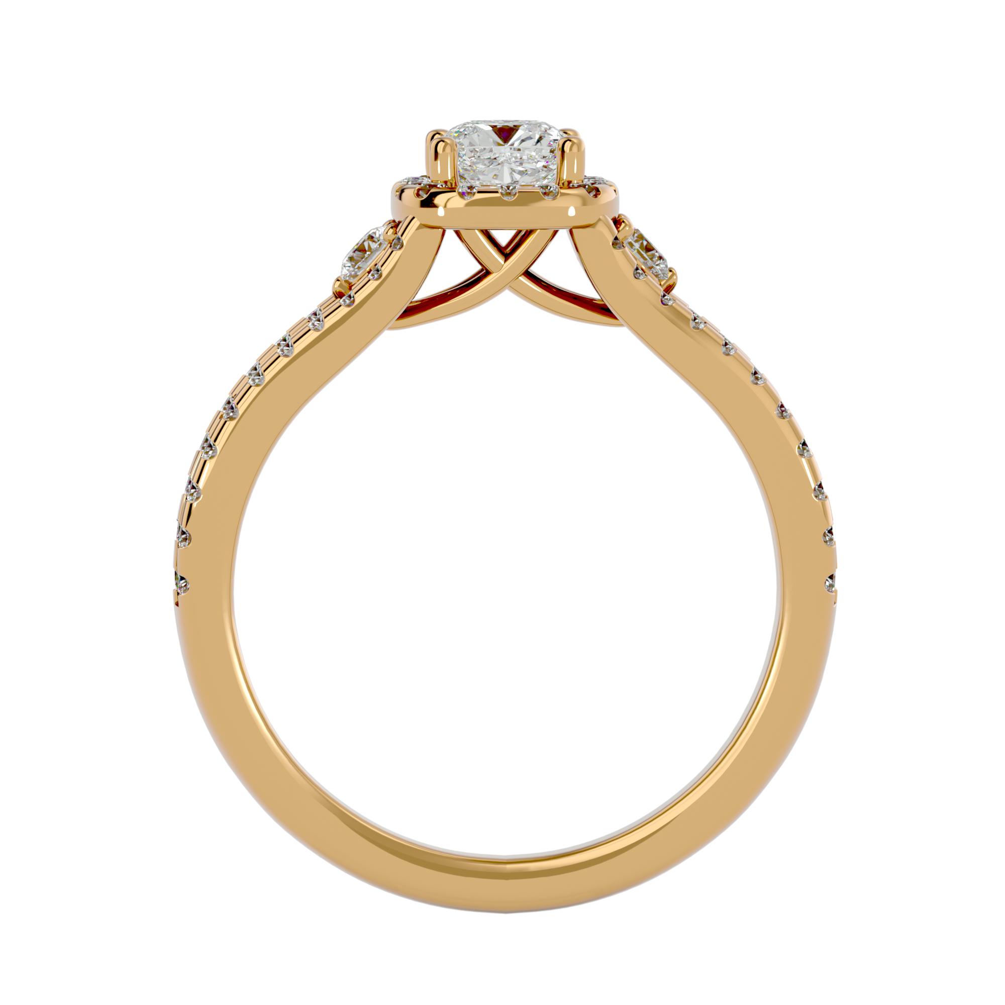 Itzel Three Stone Ring