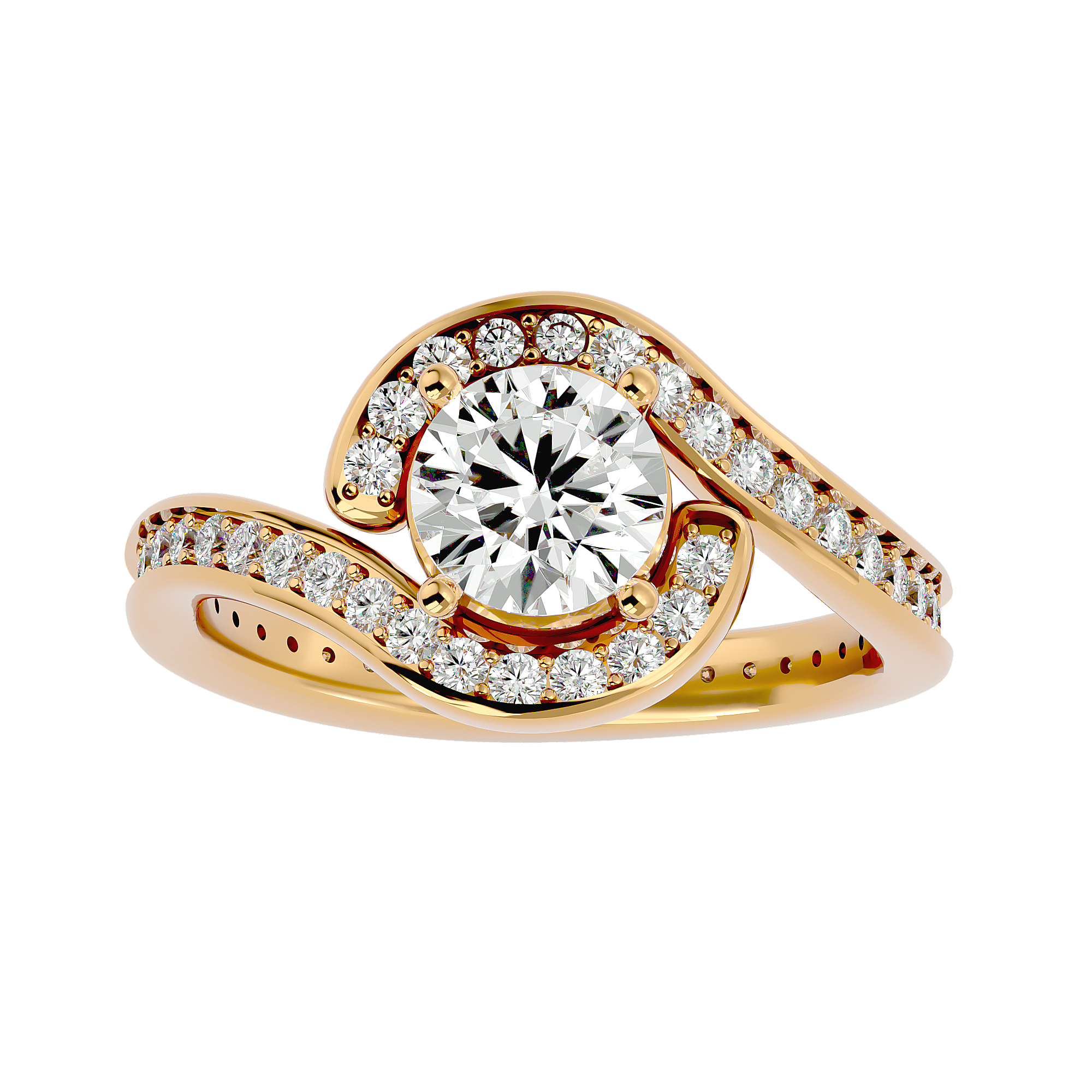 Aya Diamond Solitaire Ring