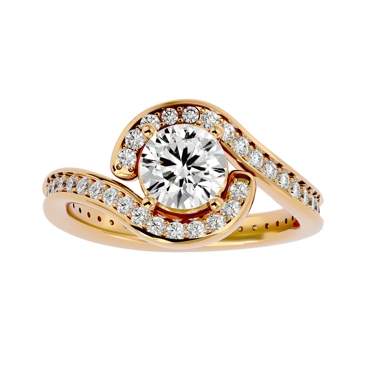 Aya Diamond Solitaire Ring