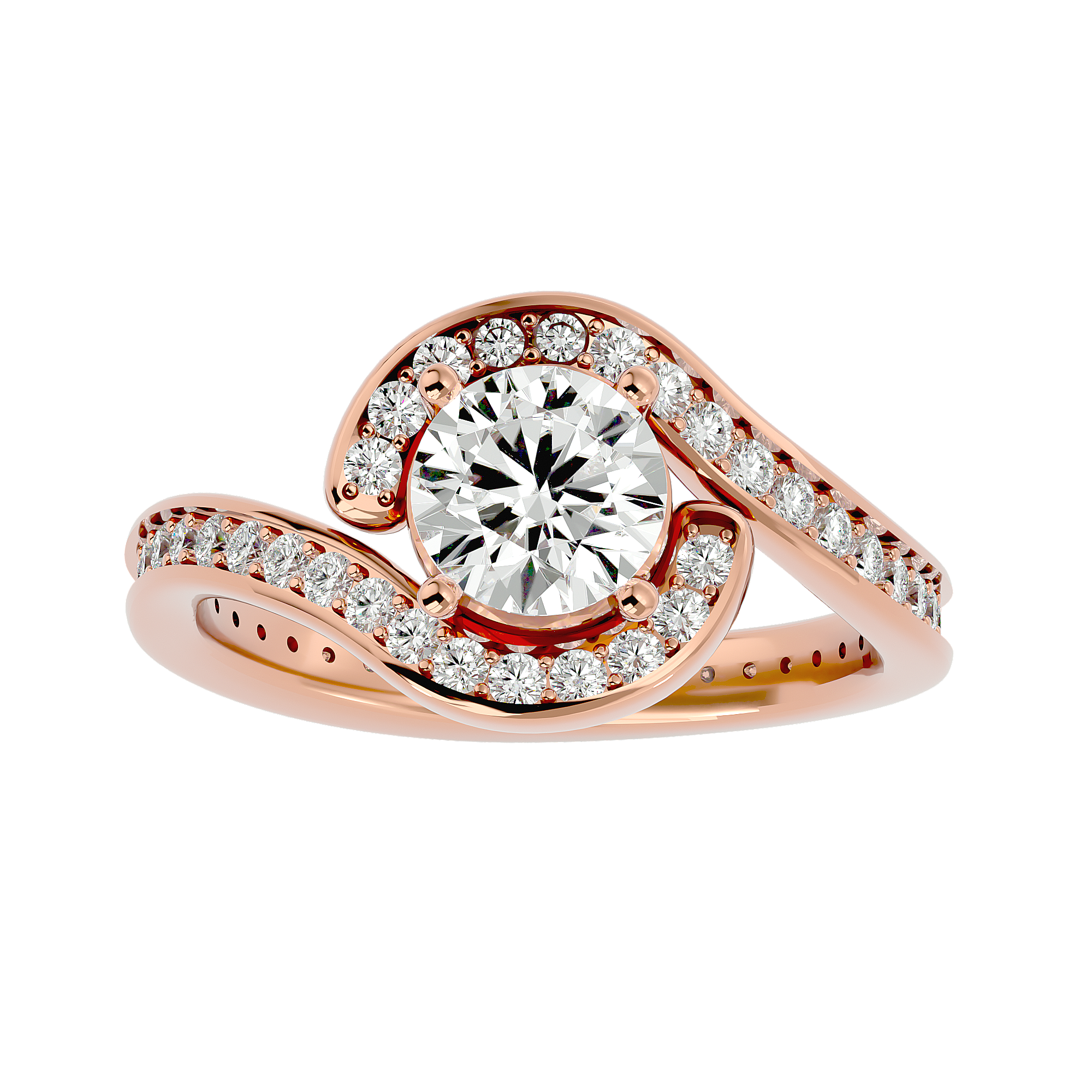 Aya Diamond Solitaire Ring