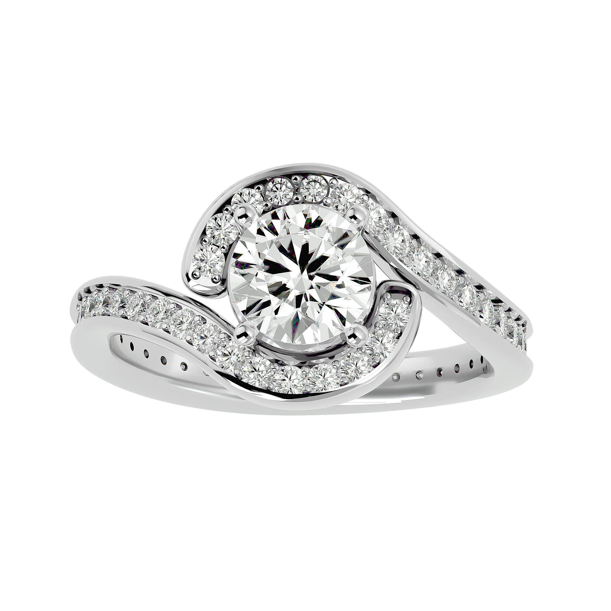 Aya Diamond Solitaire Ring