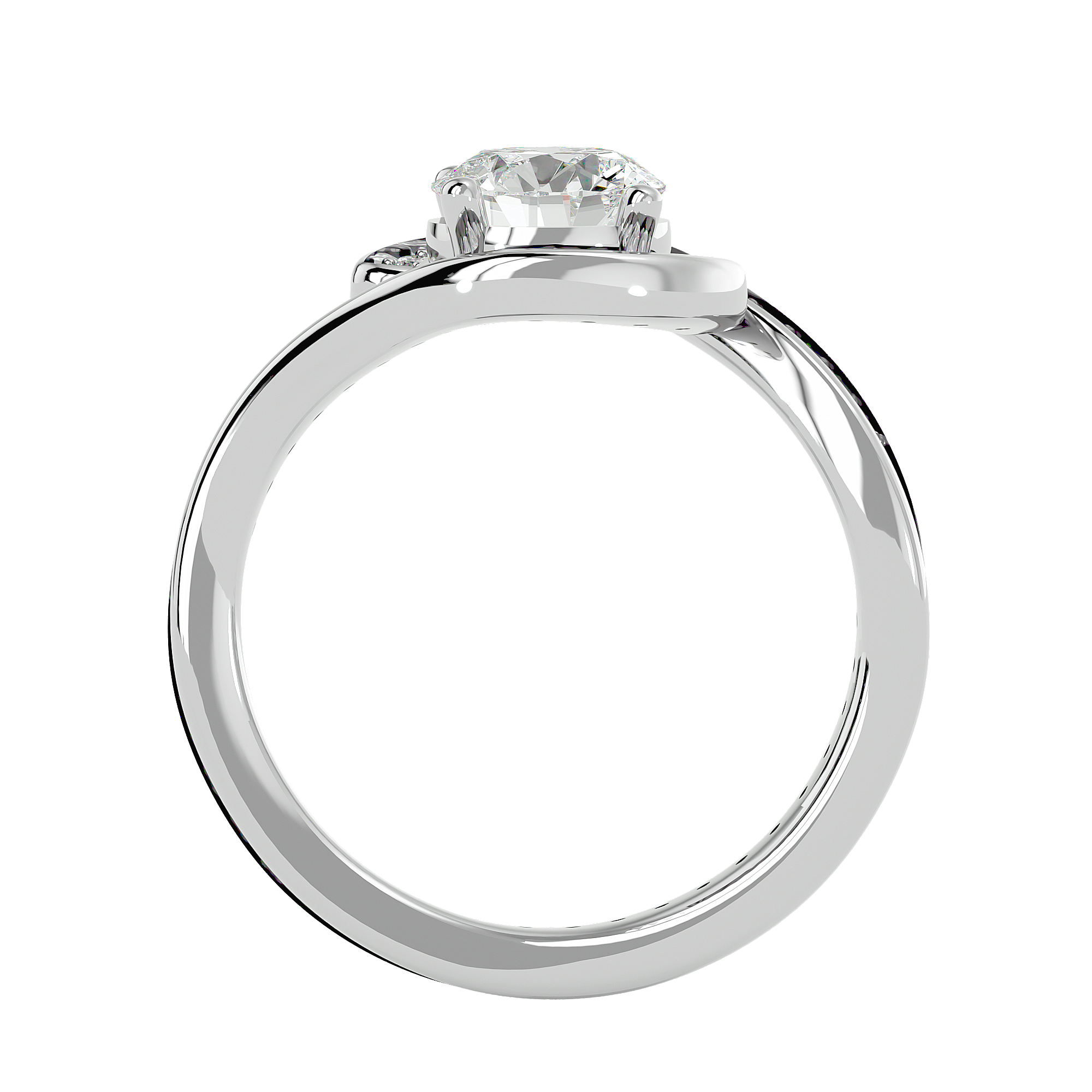 Aya Diamond Solitaire Ring
