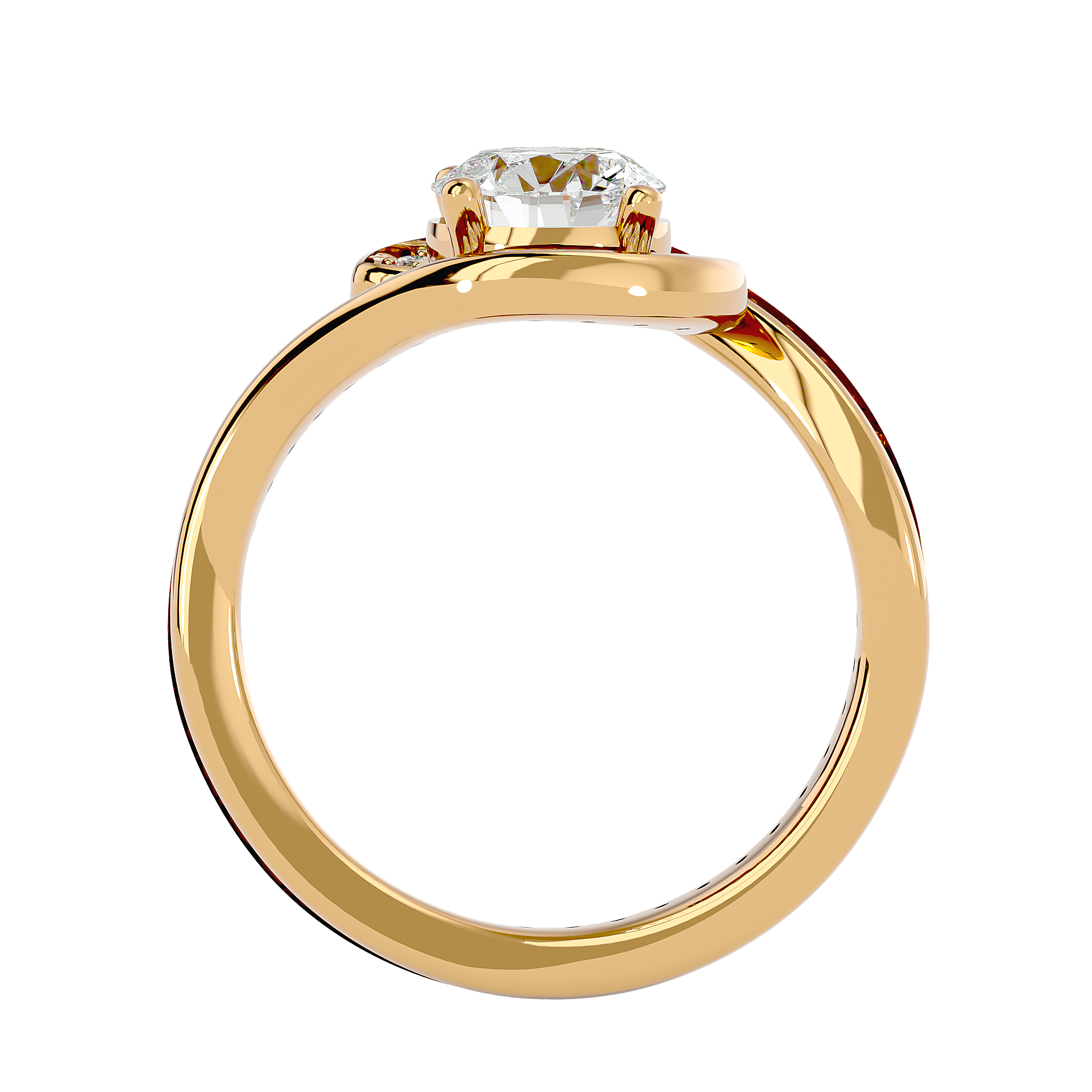 Aya Diamond Solitaire Ring