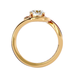 Aya Diamond Solitaire Ring