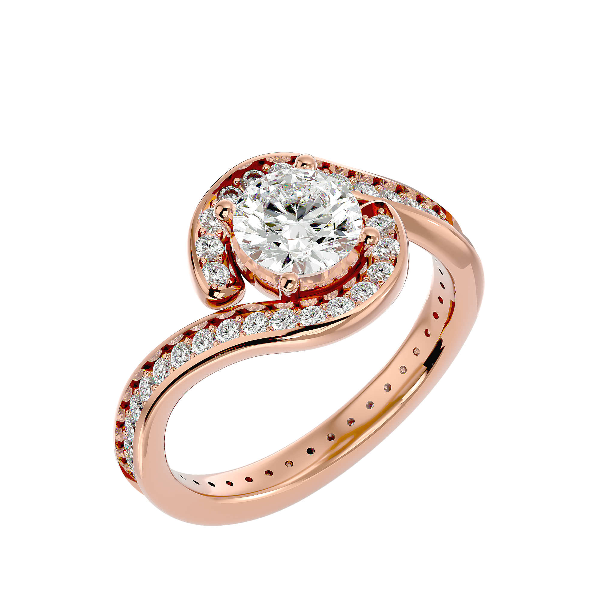 Aya Diamond Solitaire Ring