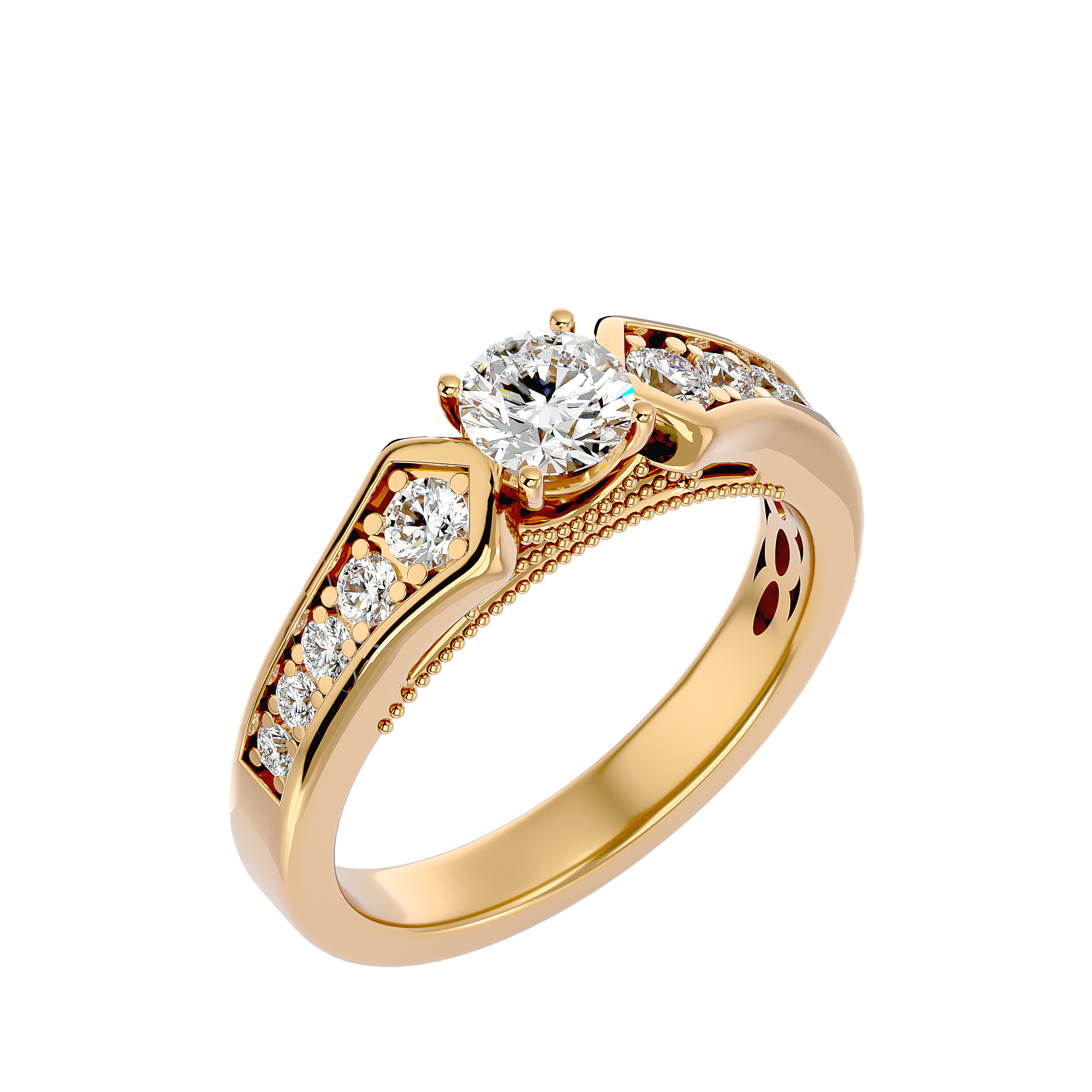 Amani Diamond Solitaire Ring