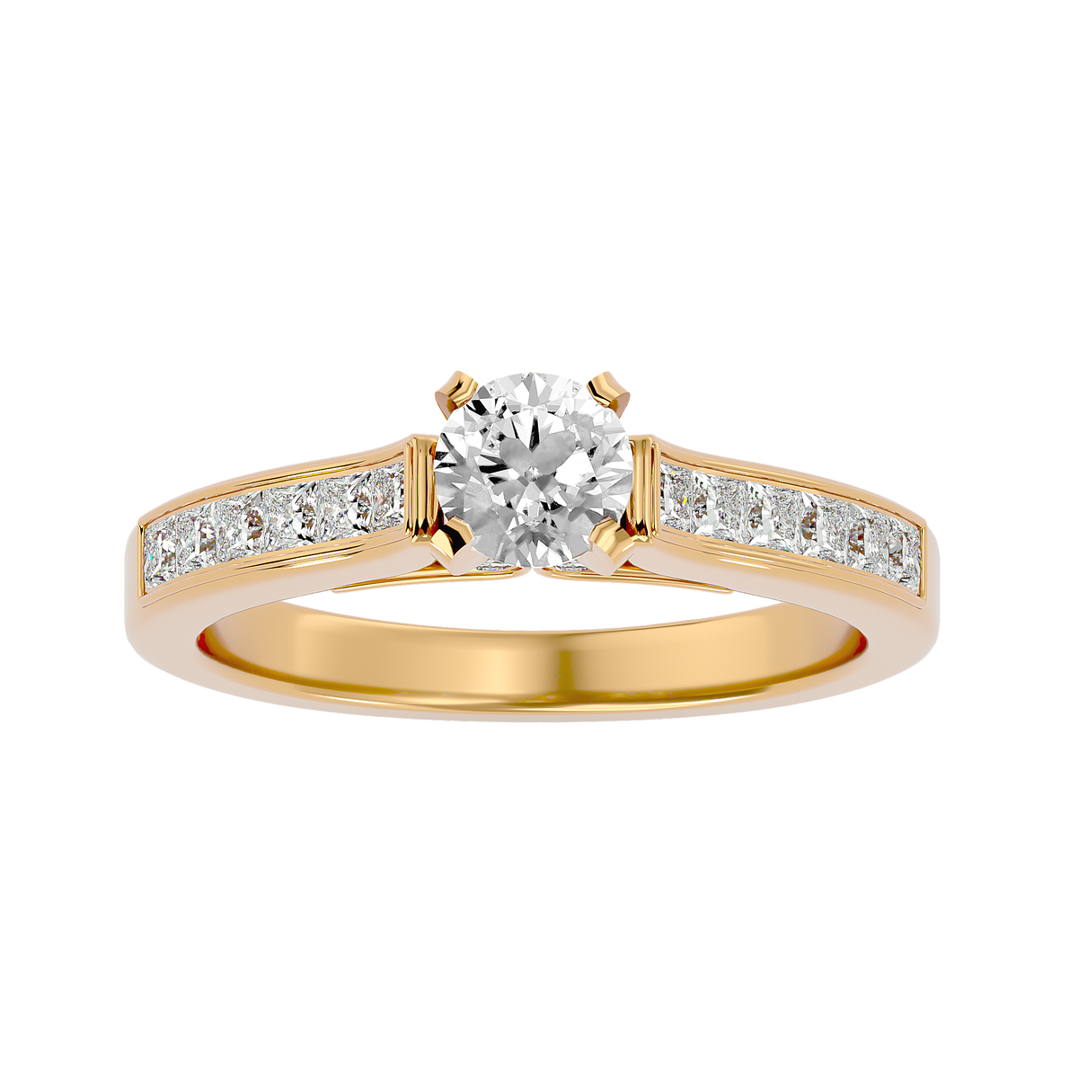 Zaria Diamond Solitaire Ring