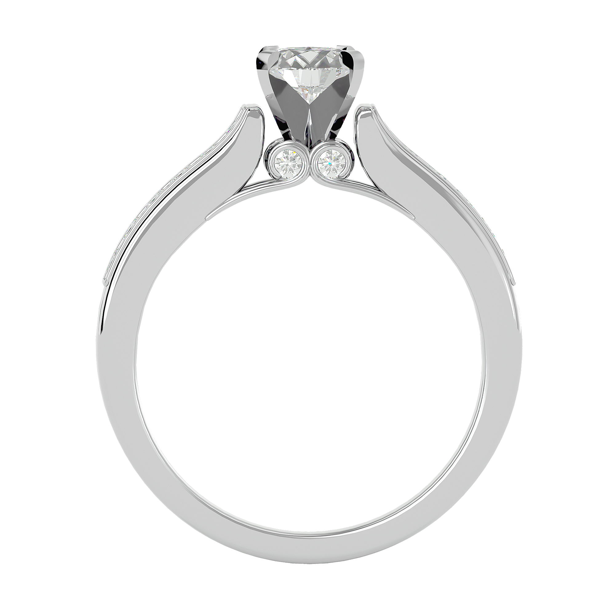 Zaria Diamond Solitaire Ring