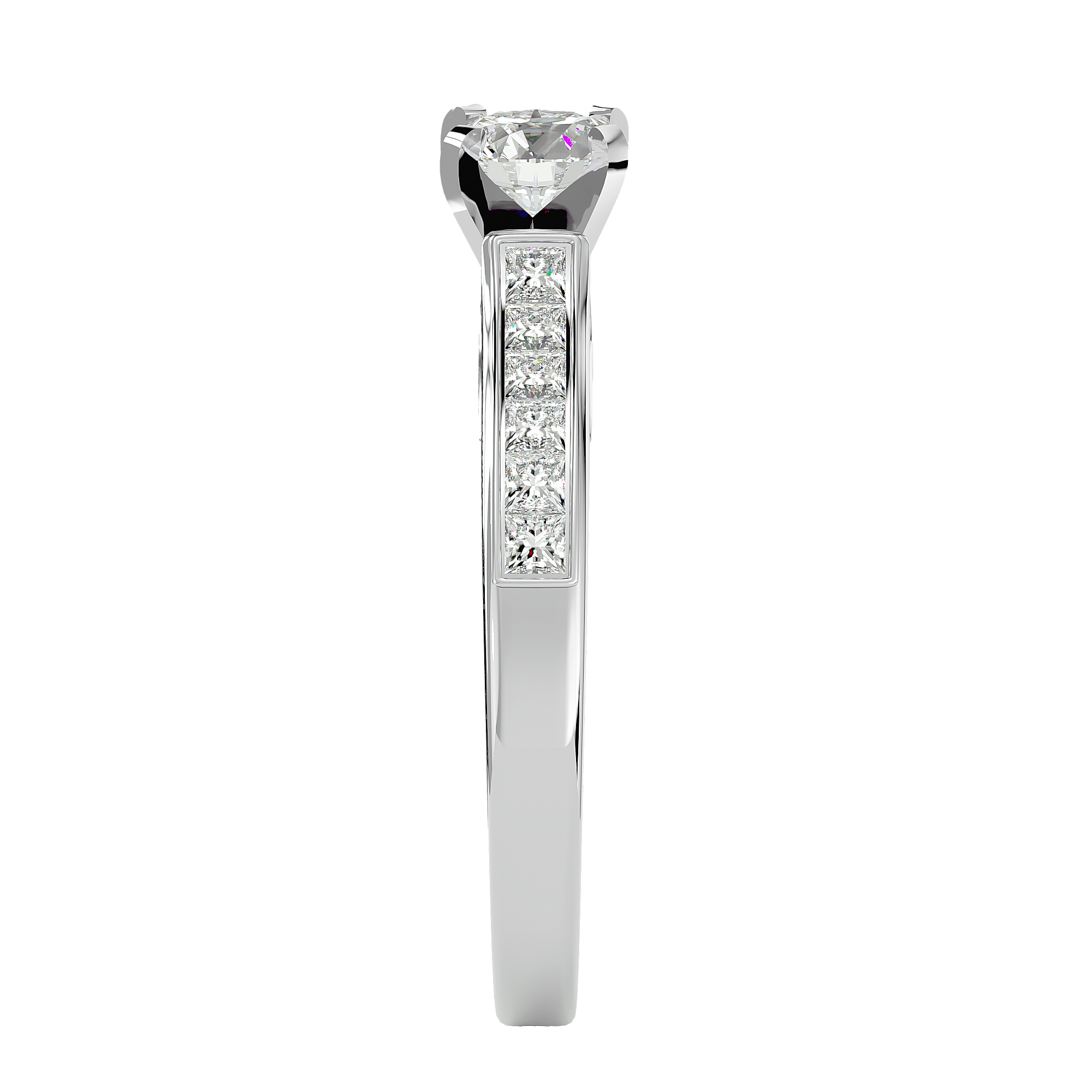 Zaria Diamond Solitaire Ring
