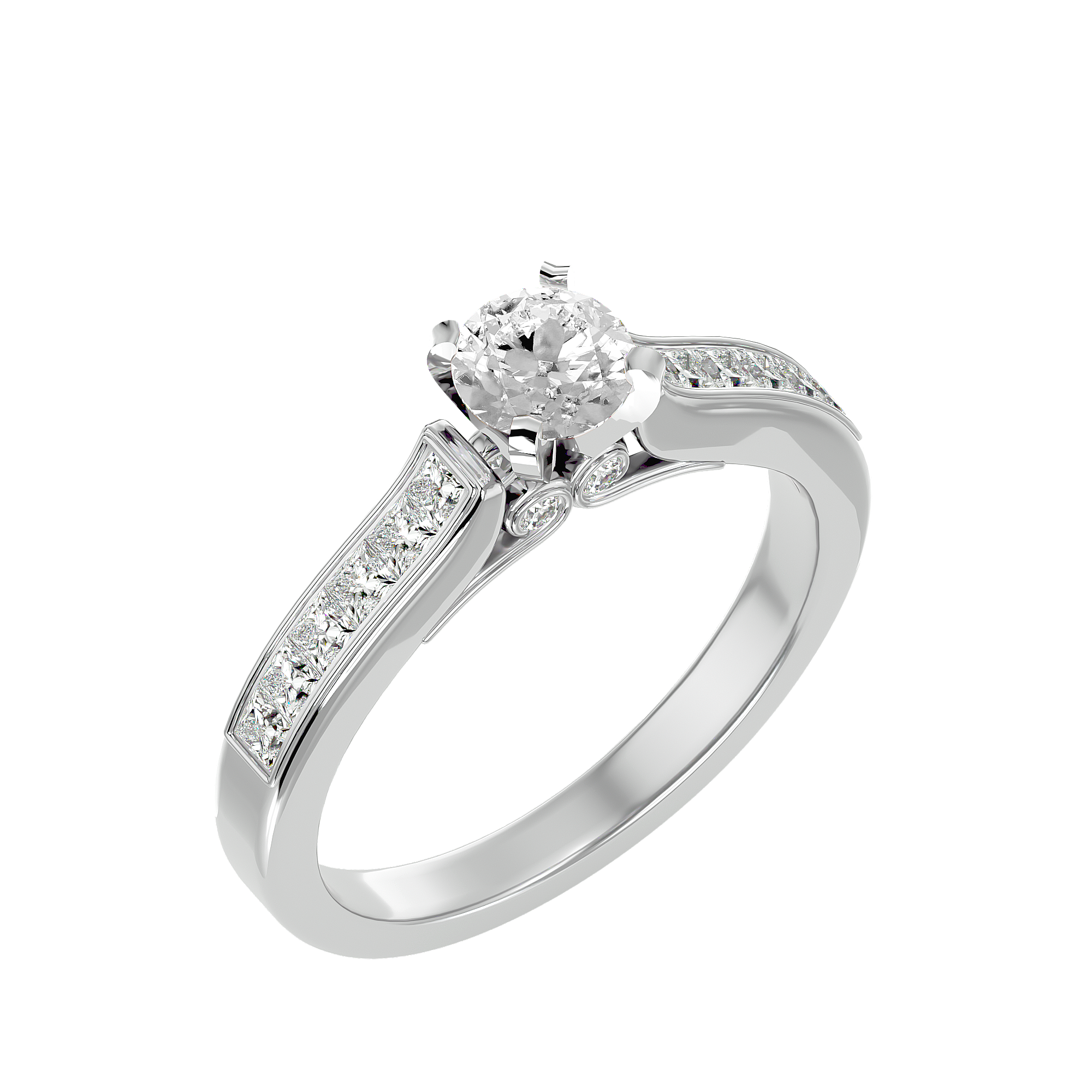 Zaria Diamond Solitaire Ring