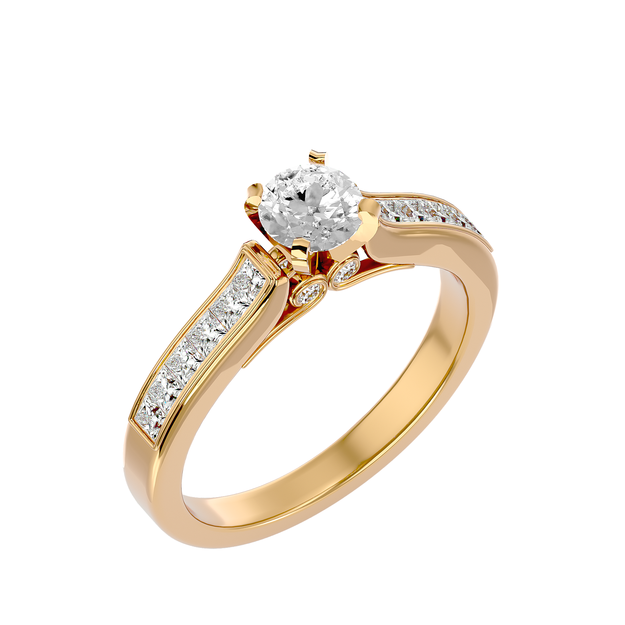 Zaria Diamond Solitaire Ring