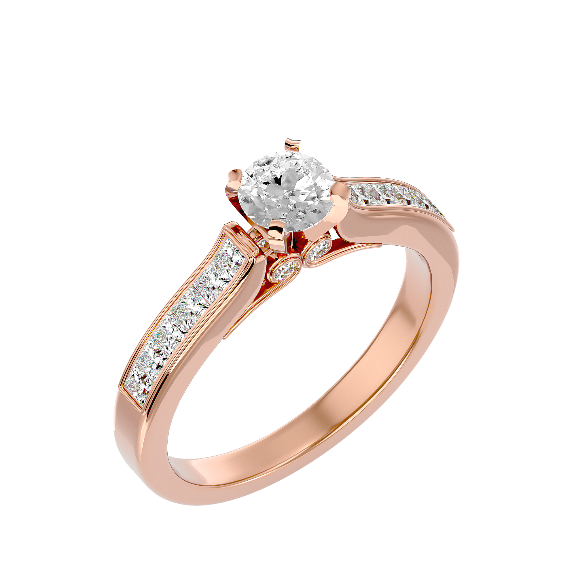 Zaria Diamond Solitaire Ring