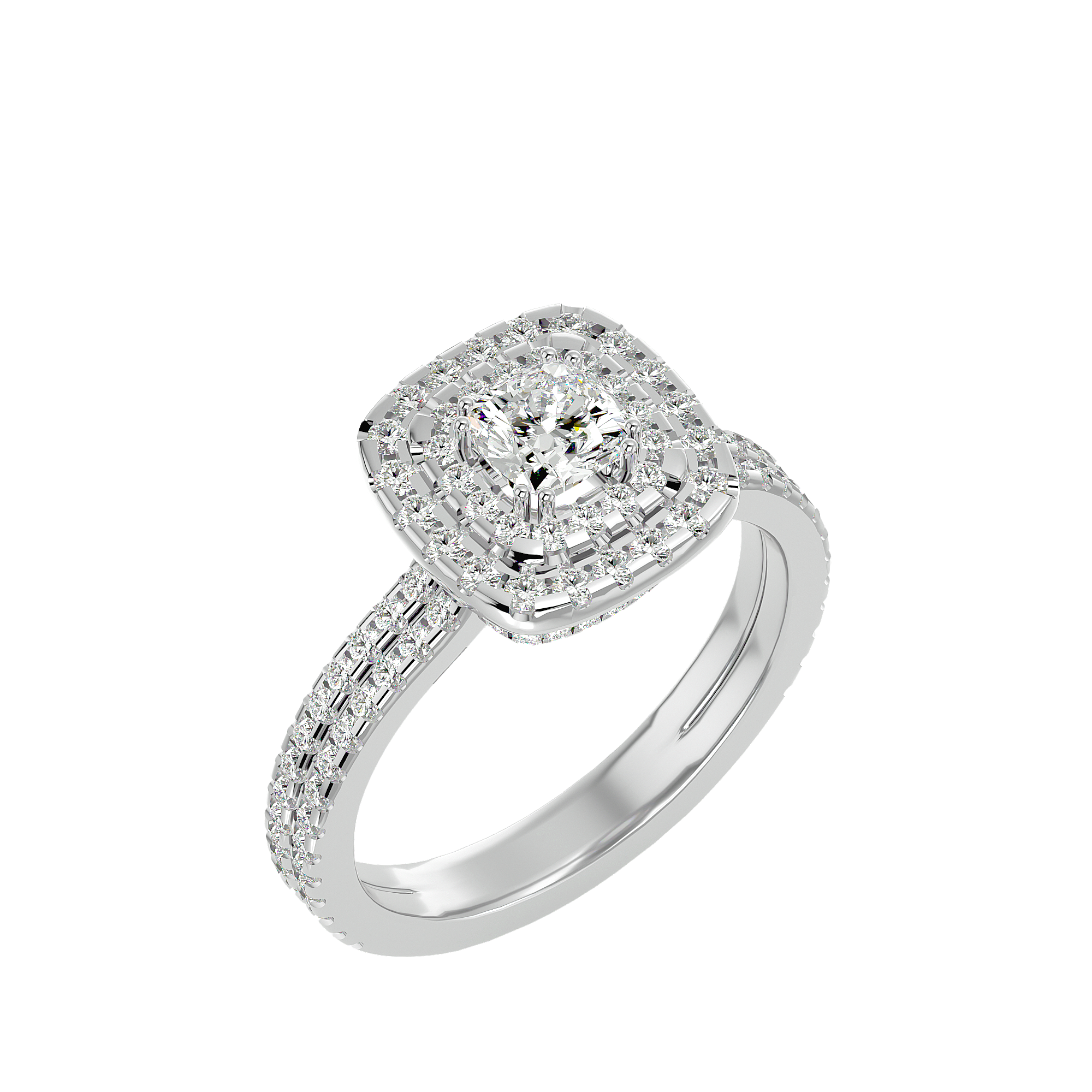Amirah Diamond Halo Ring