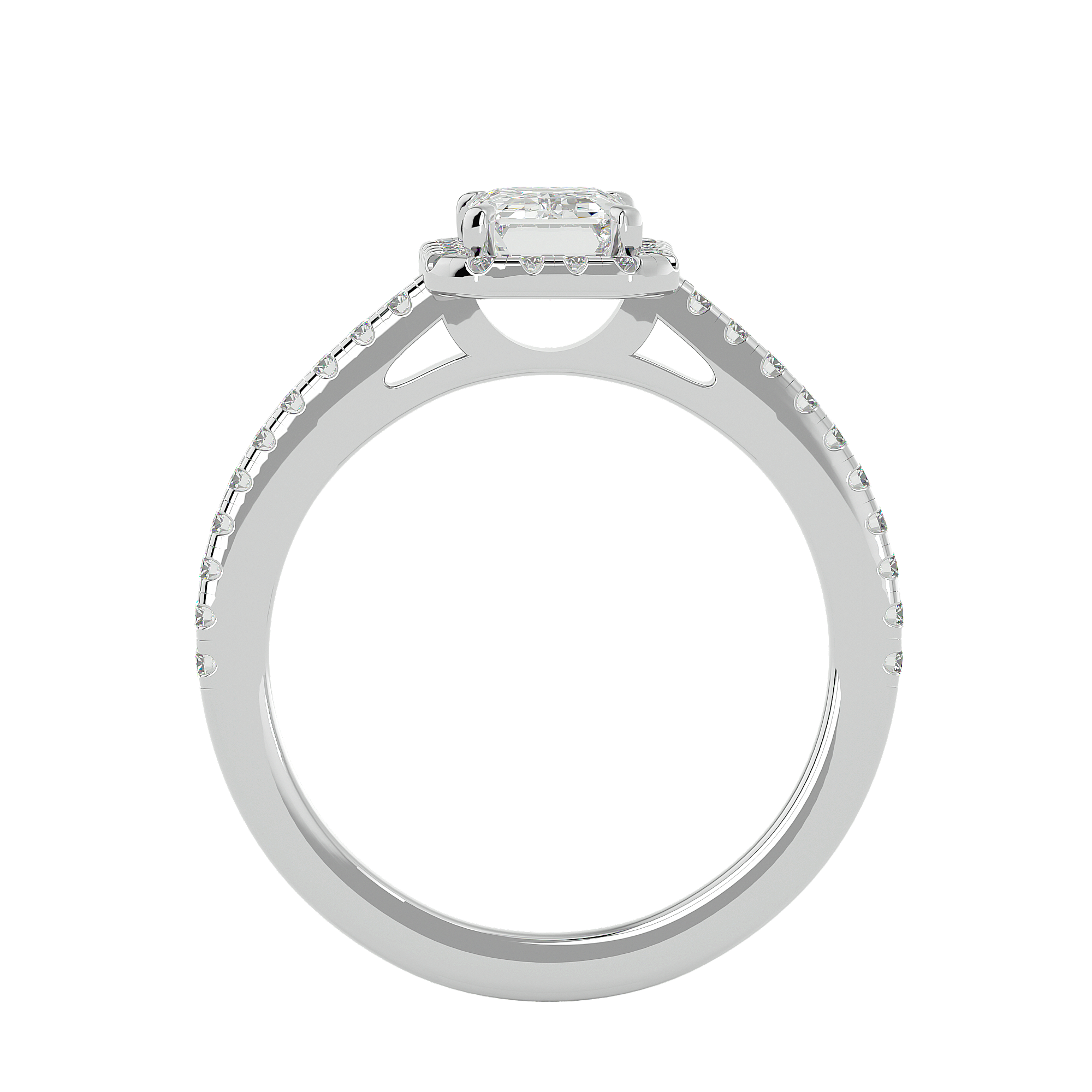 Annika Diamond Halo Ring