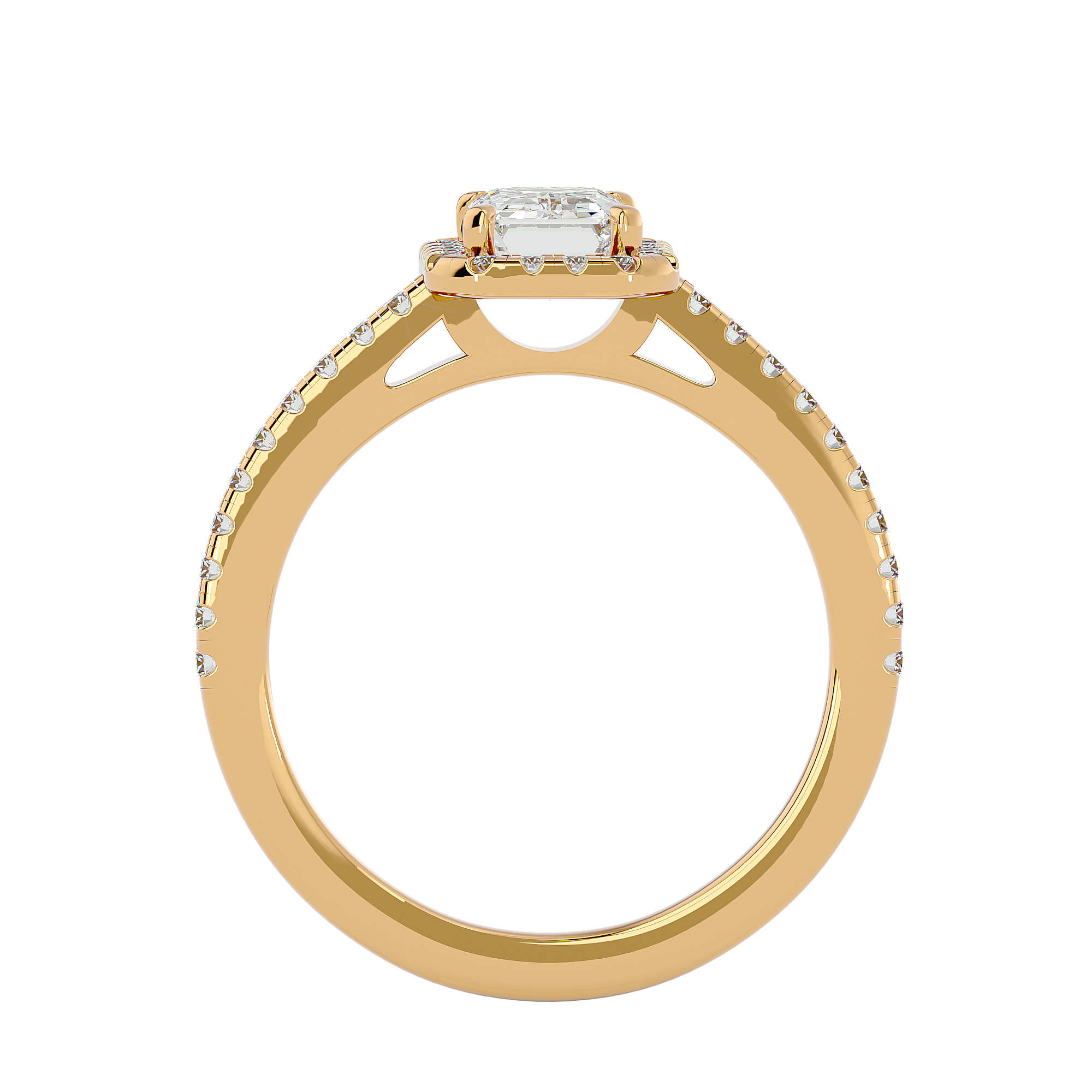 Annika Diamond Halo Ring