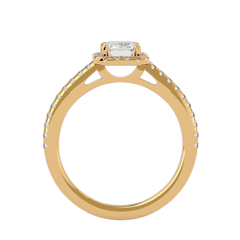 Annika Diamond Halo Ring