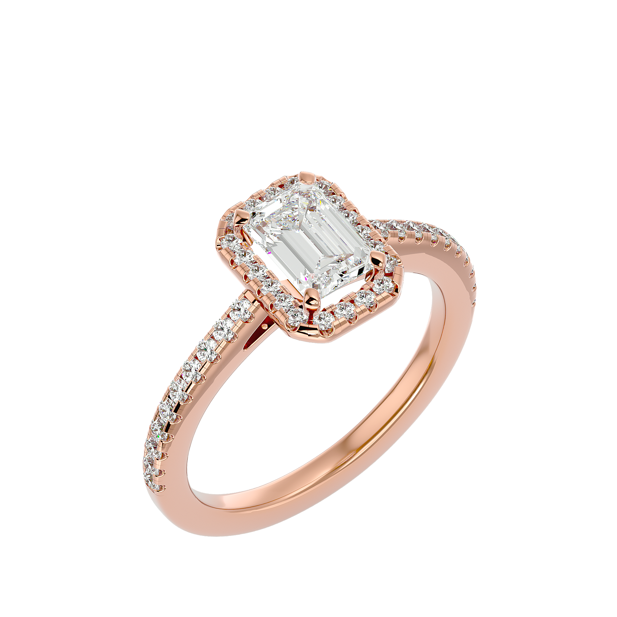 Annika Diamond Halo Ring