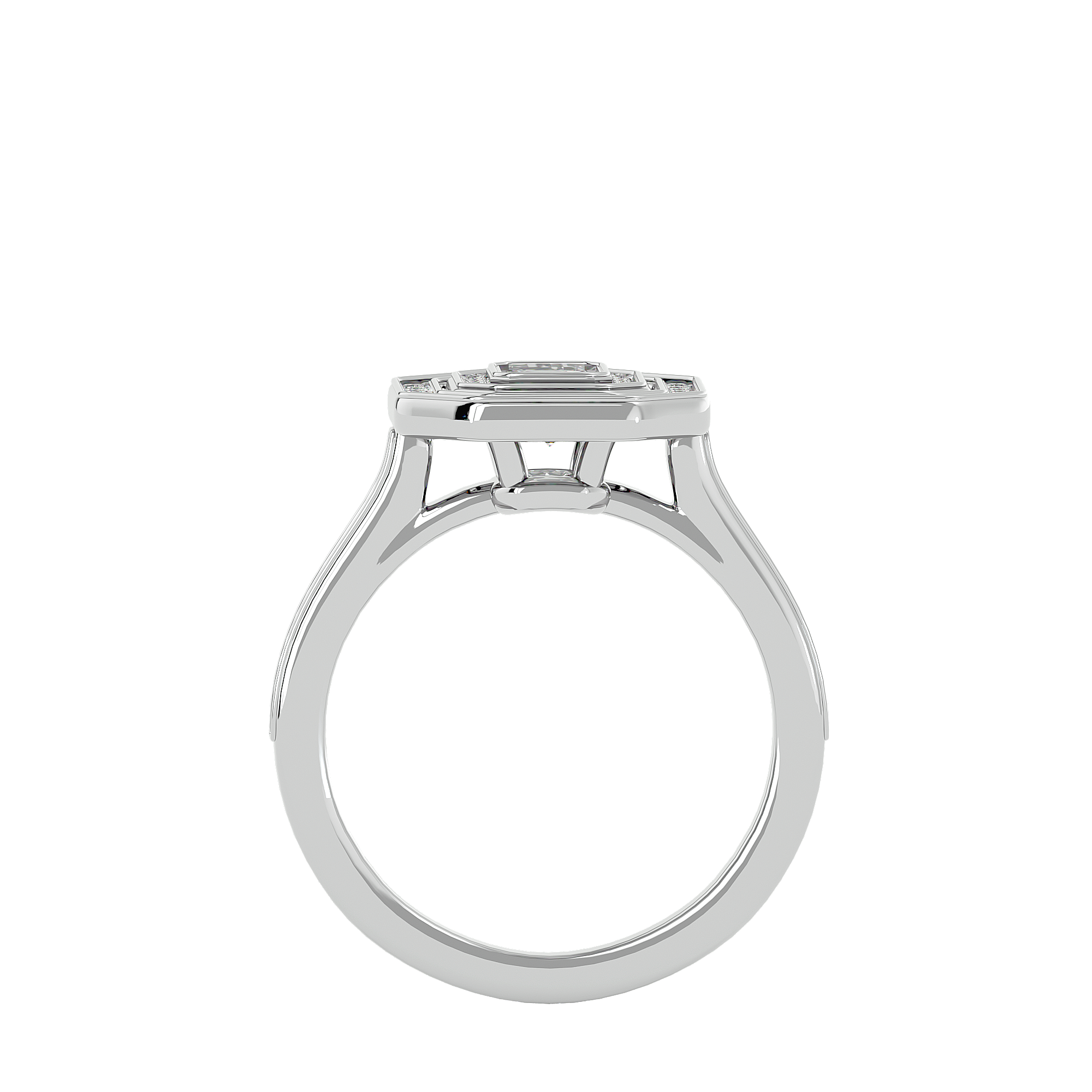 Xiomara Diamond Halo Ring