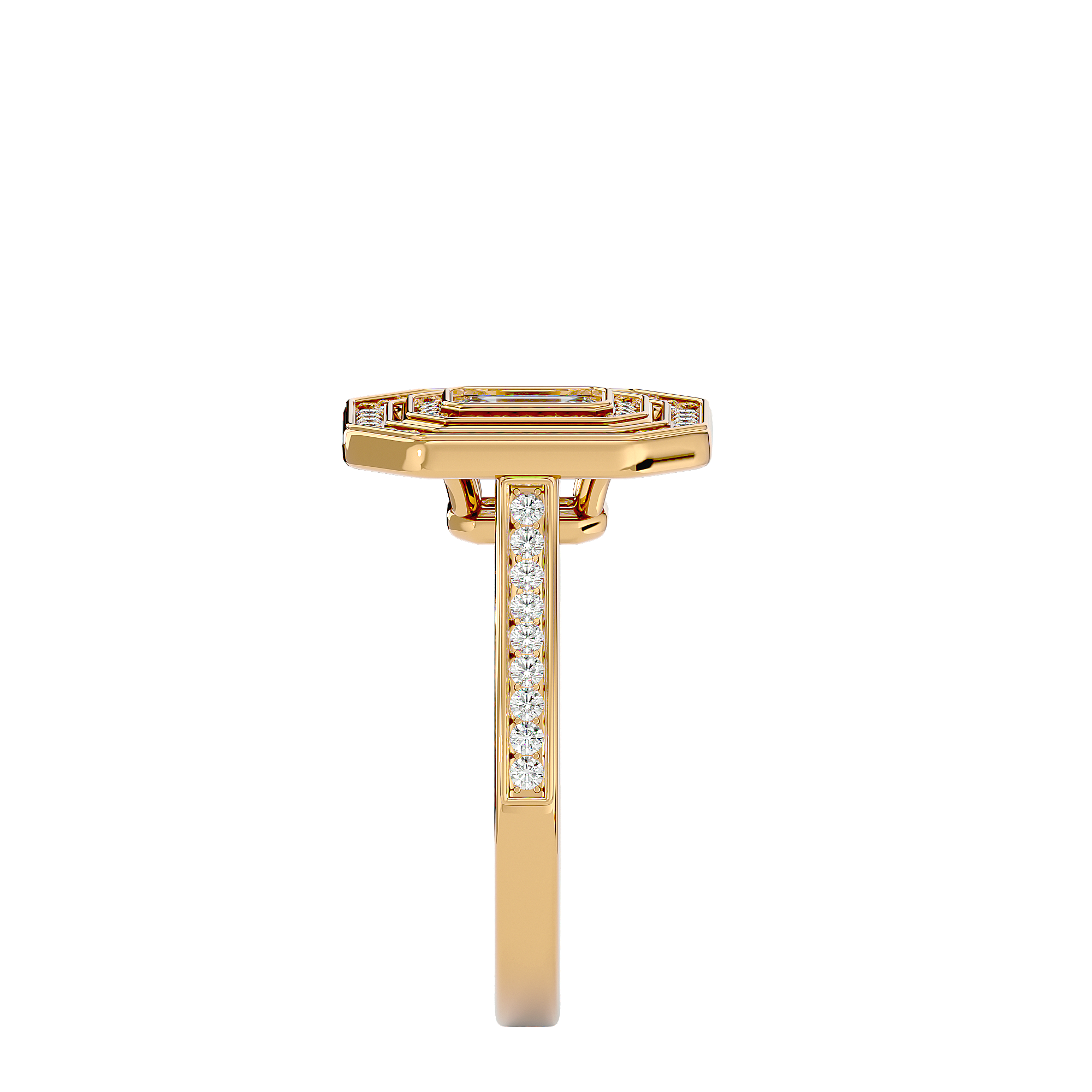 Xiomara Diamond Halo Ring