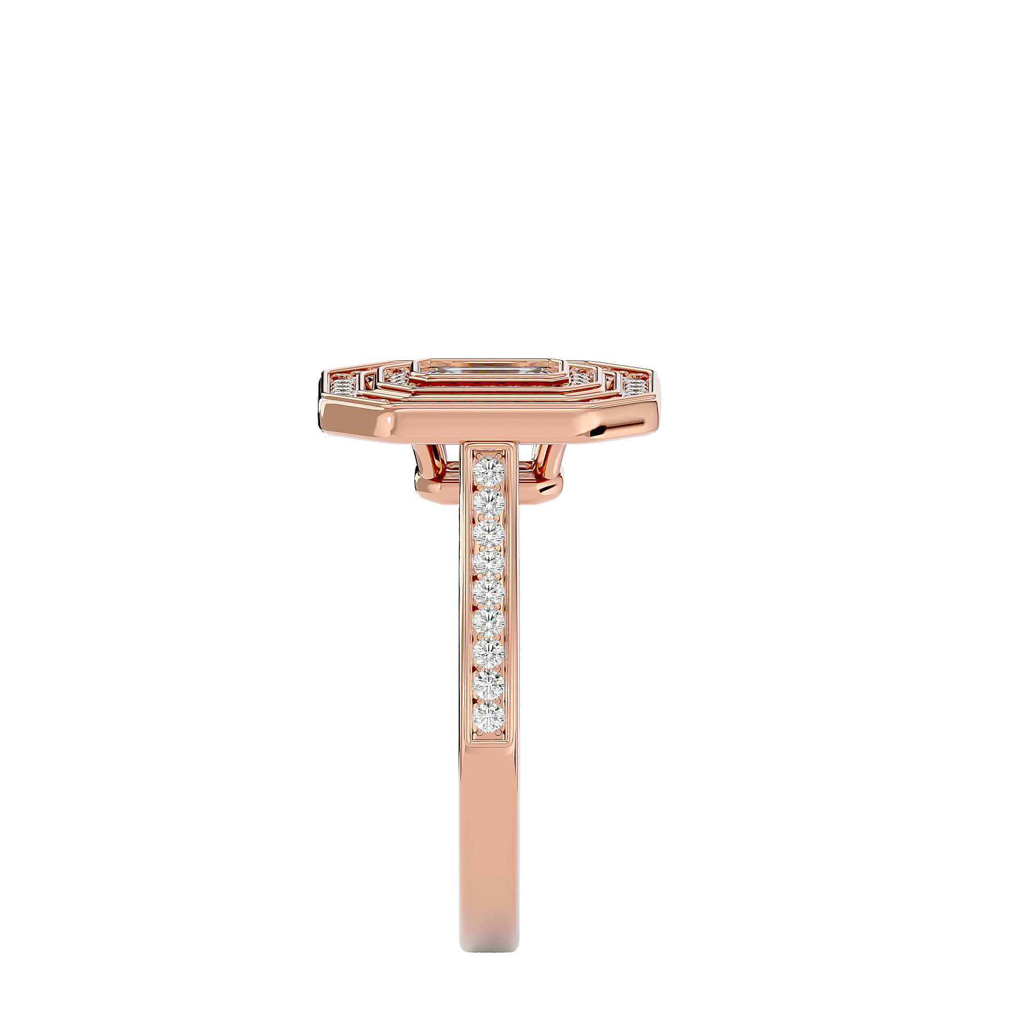 Xiomara Diamond Halo Ring