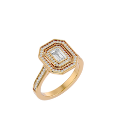 Xiomara Diamond Halo Ring