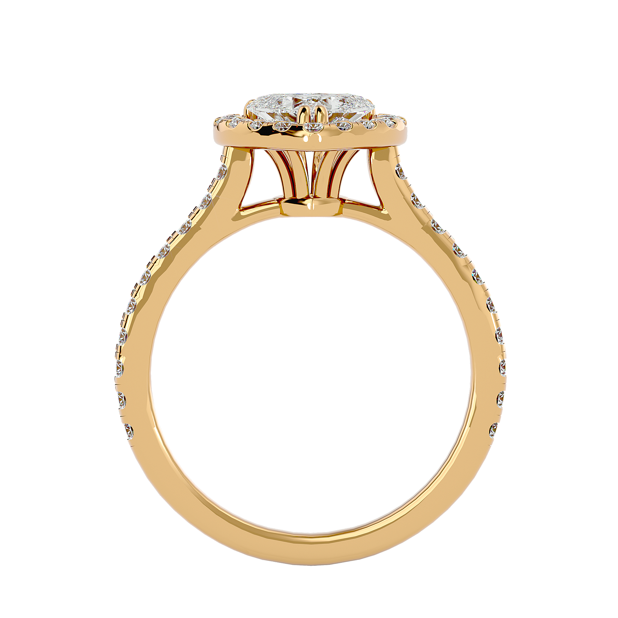 Linda Diamond Halo Ring