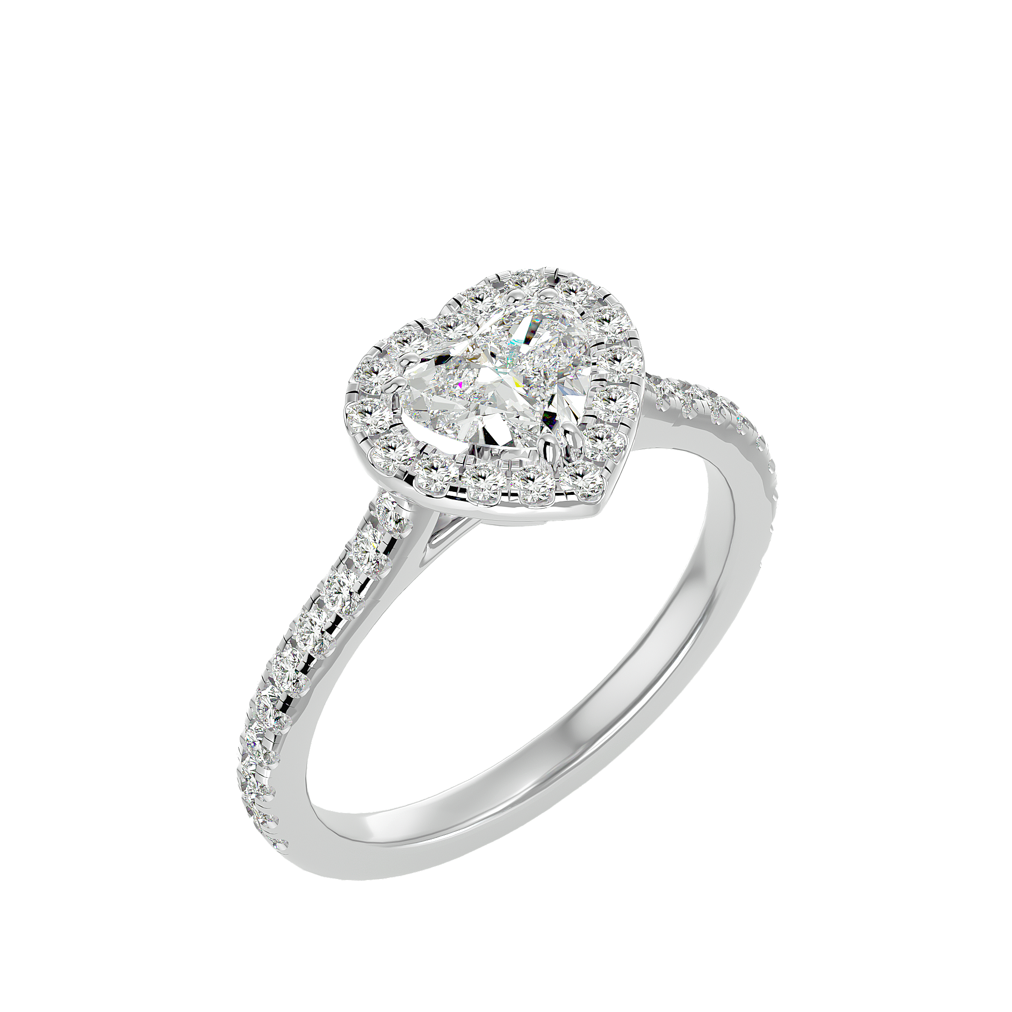 Linda Diamond Halo Ring