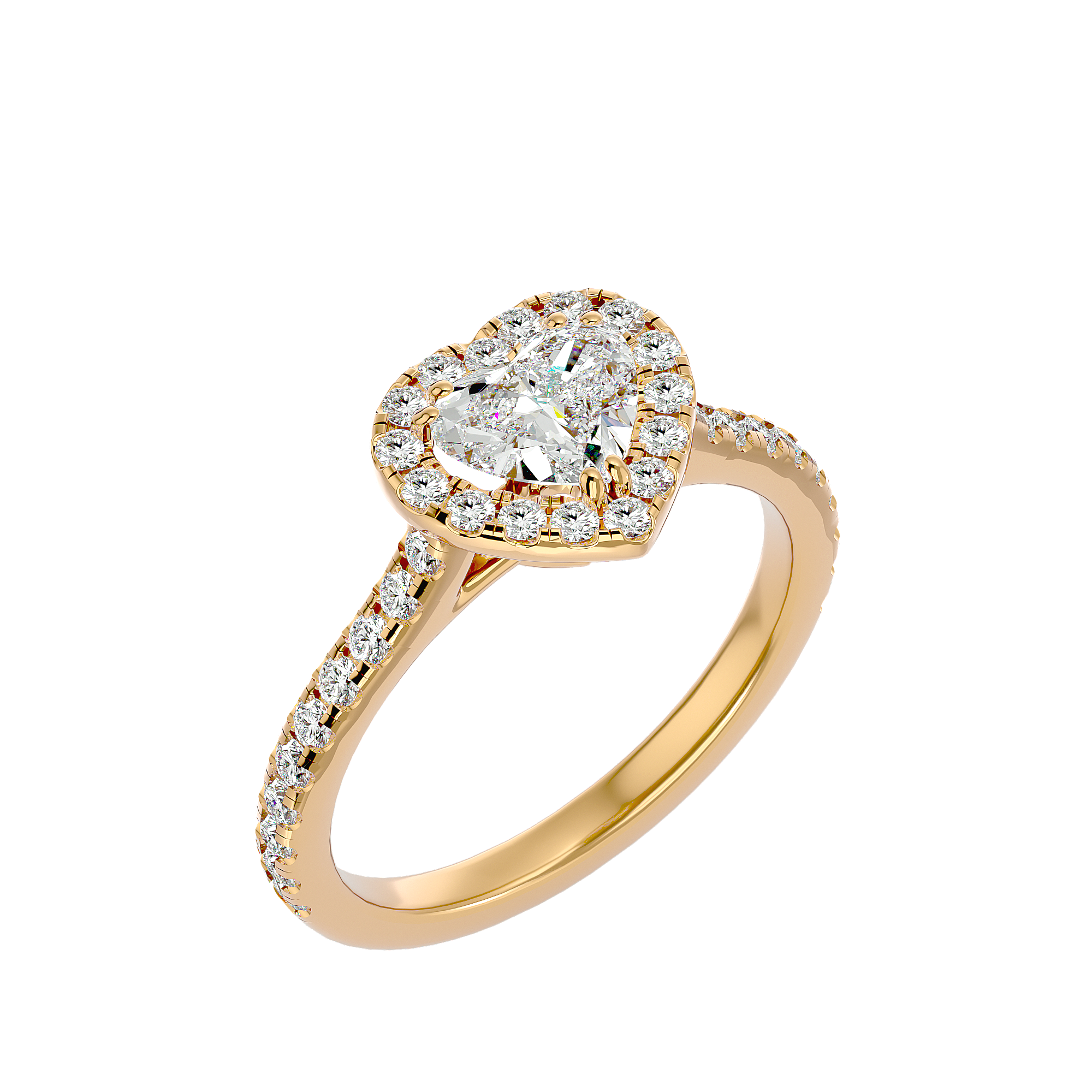 Linda Diamond Halo Ring