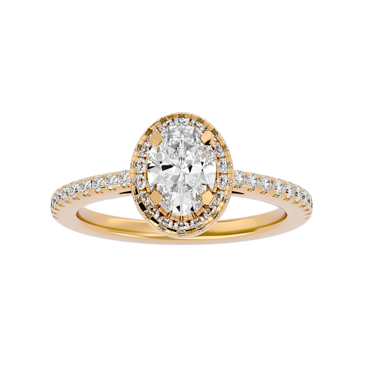 Hana Diamond Halo Ring