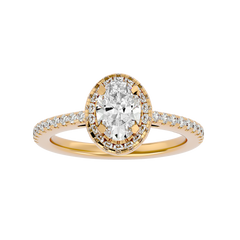 Hana Diamond Halo Ring