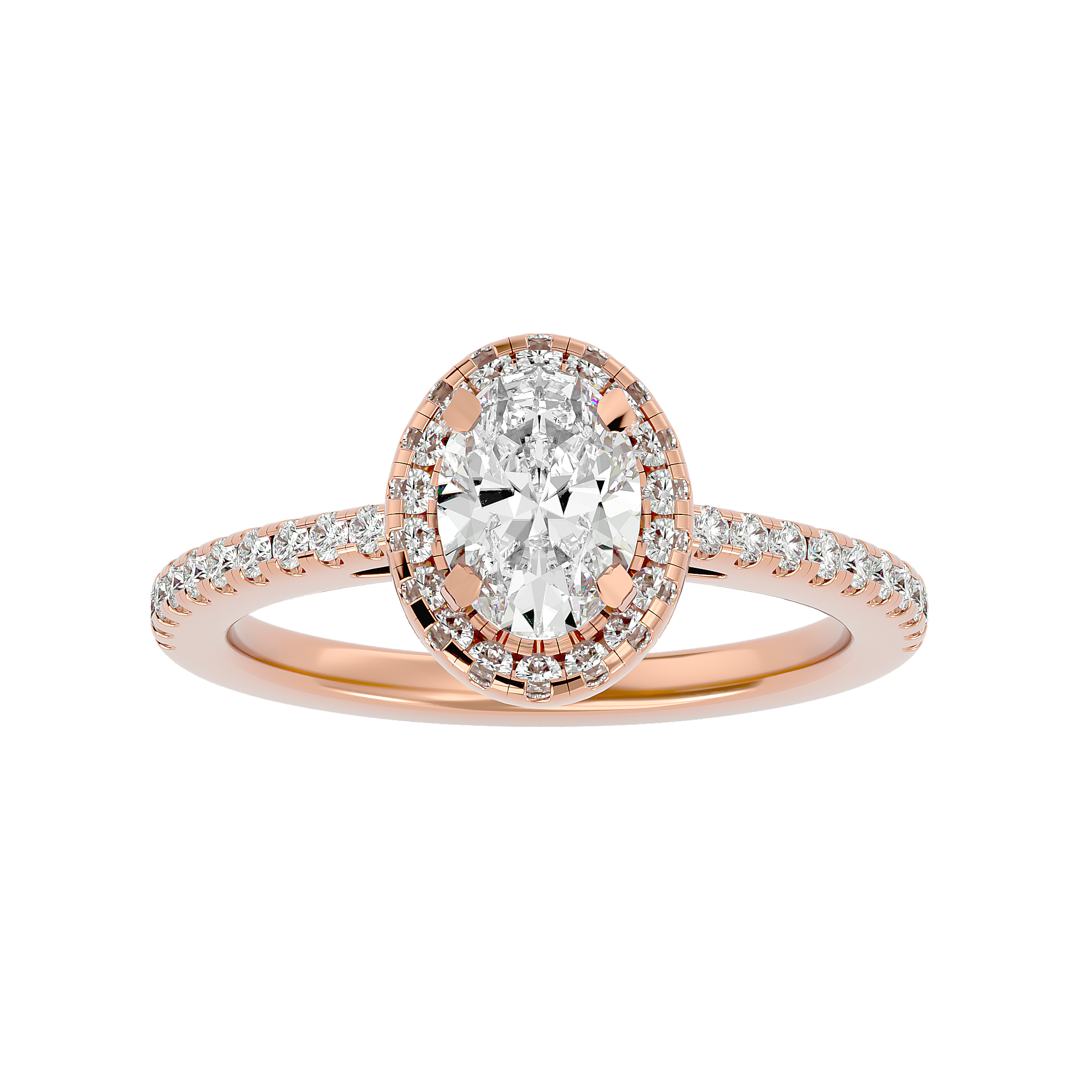 Hana Diamond Halo Ring