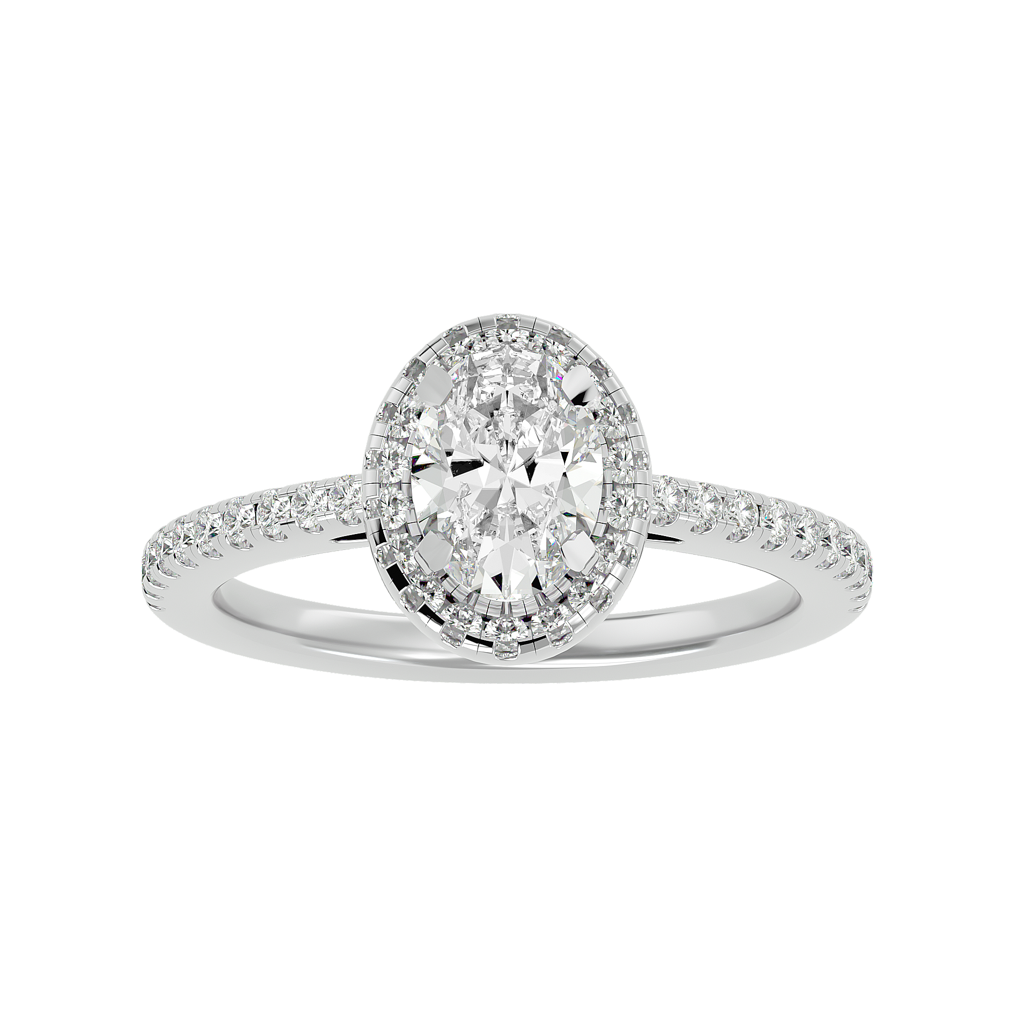 Hana Diamond Halo Ring
