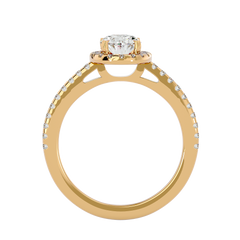 Hana Diamond Halo Ring