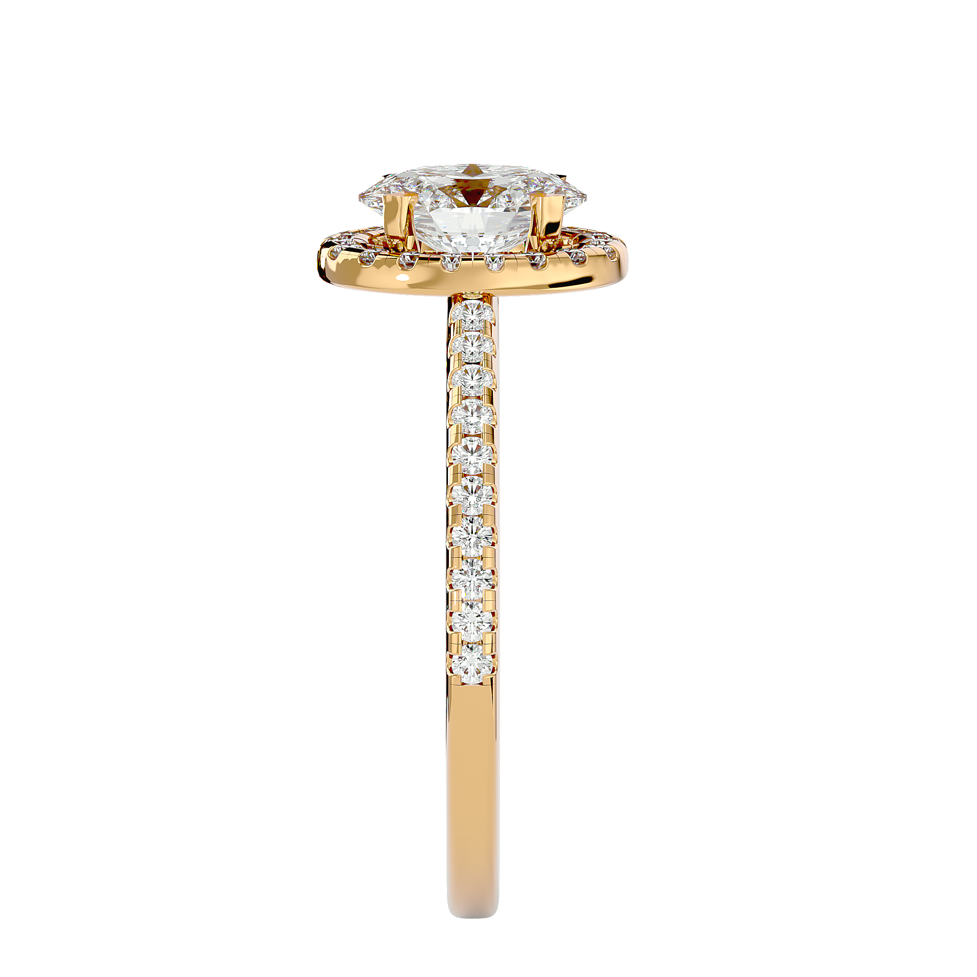 Hana Diamond Halo Ring