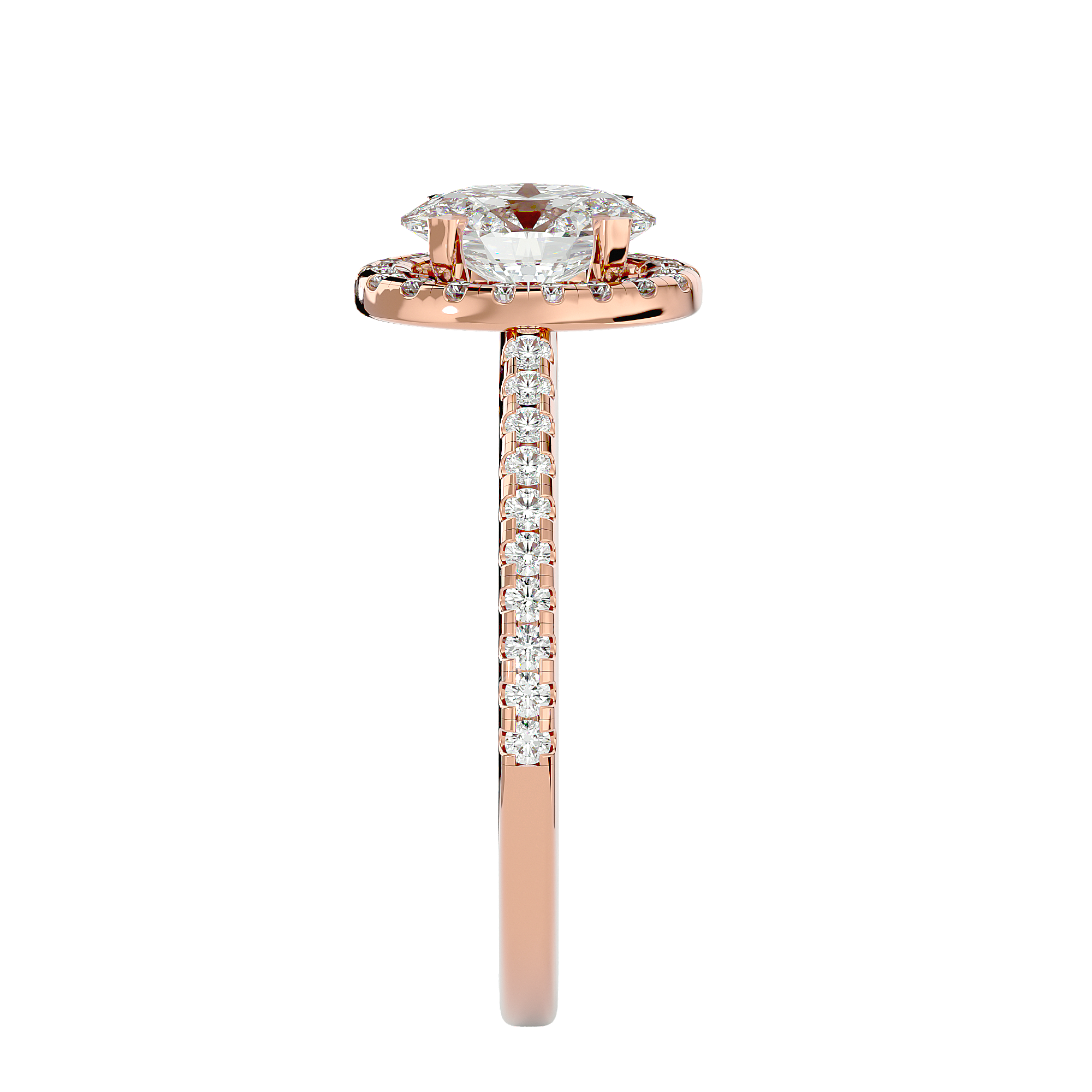 Hana Diamond Halo Ring