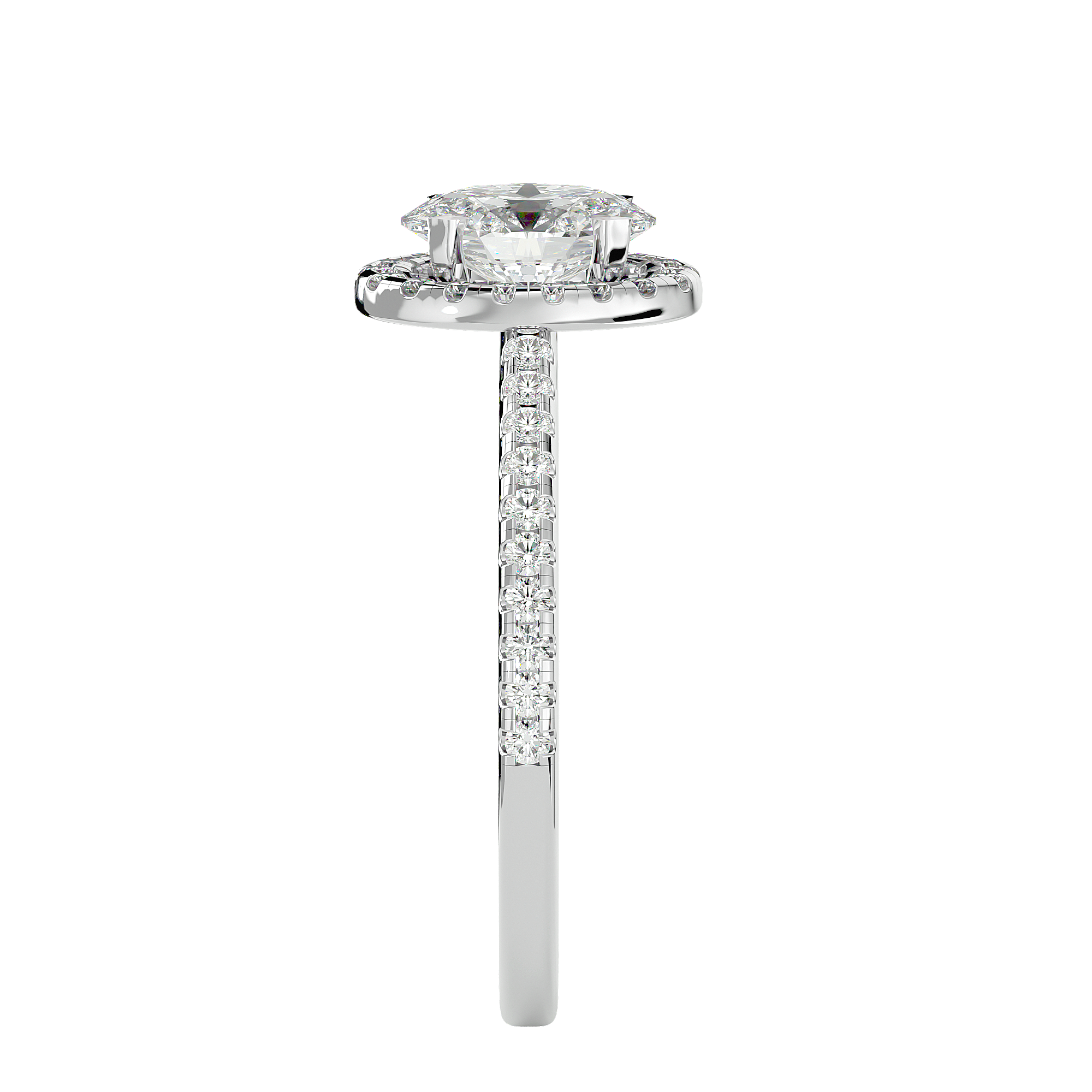 Hana Diamond Halo Ring
