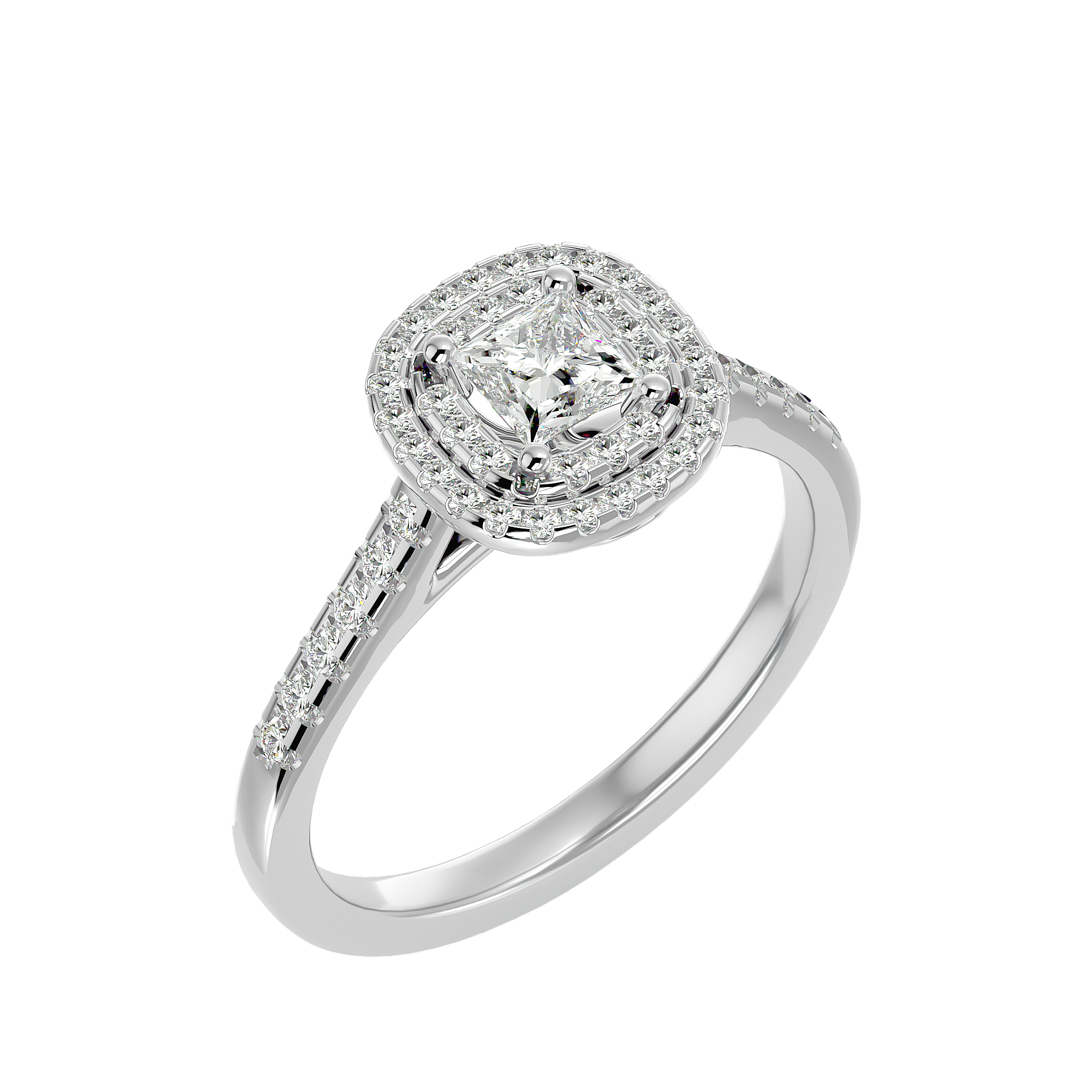 Mercy Diamond Halo Ring