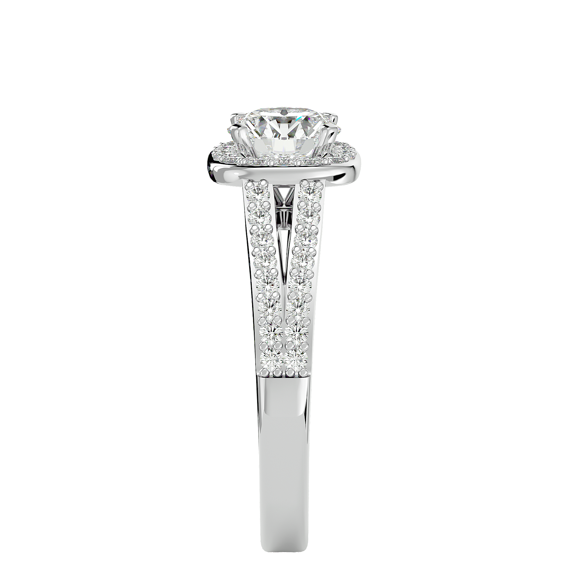 Hadassah Diamond Halo Ring