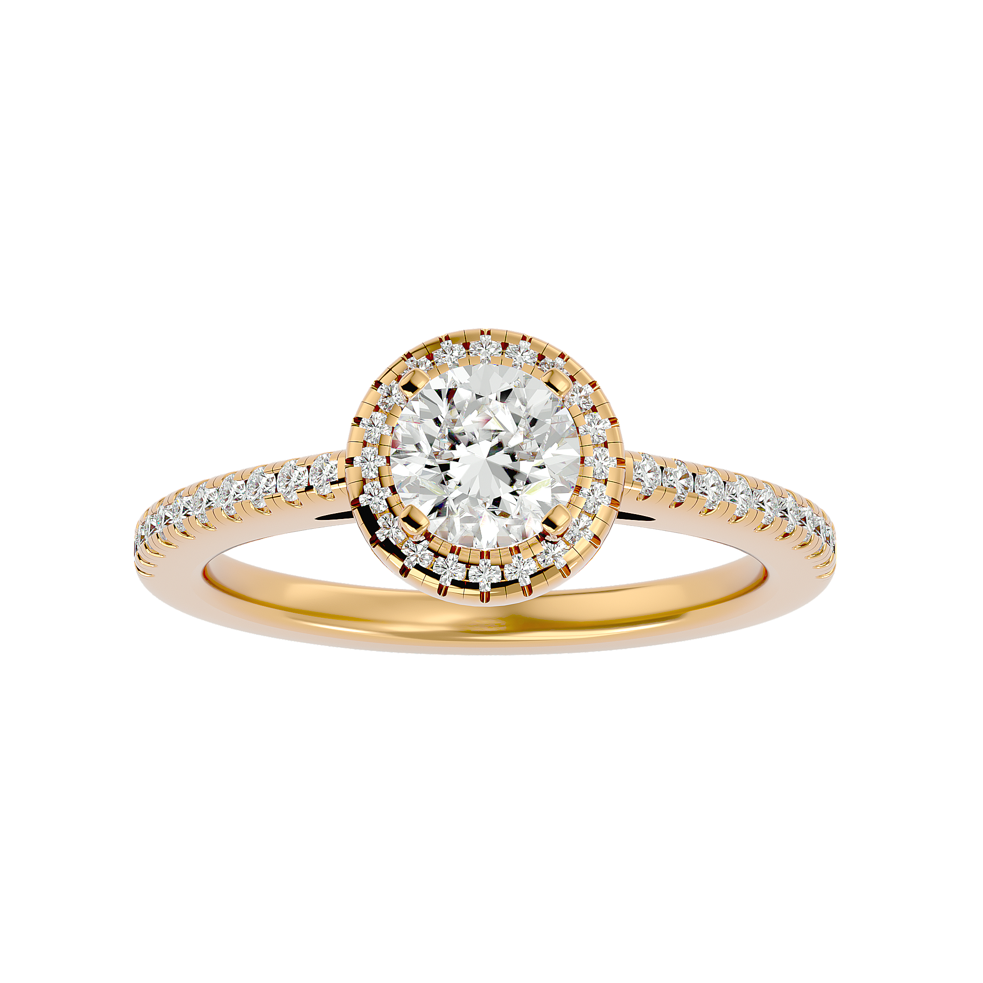 Madalyn Diamond Halo Ring