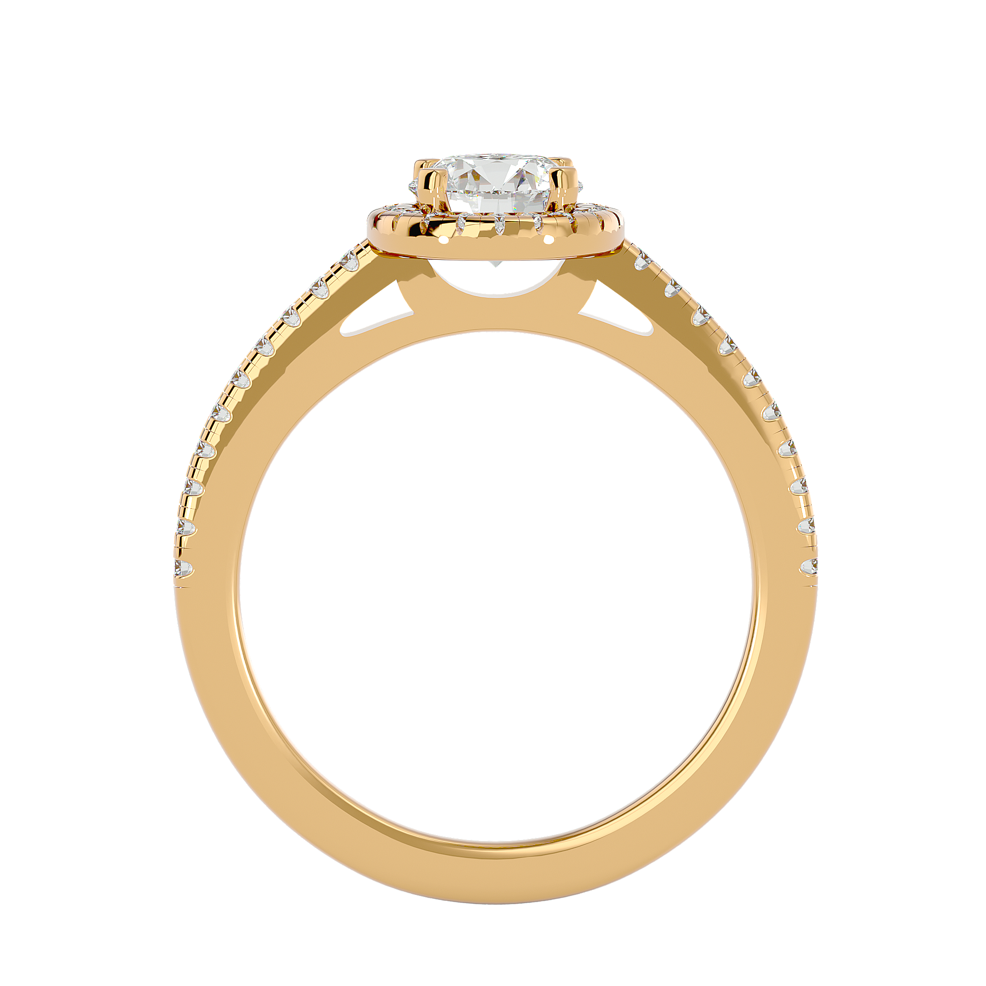 Madalyn Diamond Halo Ring