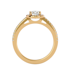 Madalyn Diamond Halo Ring