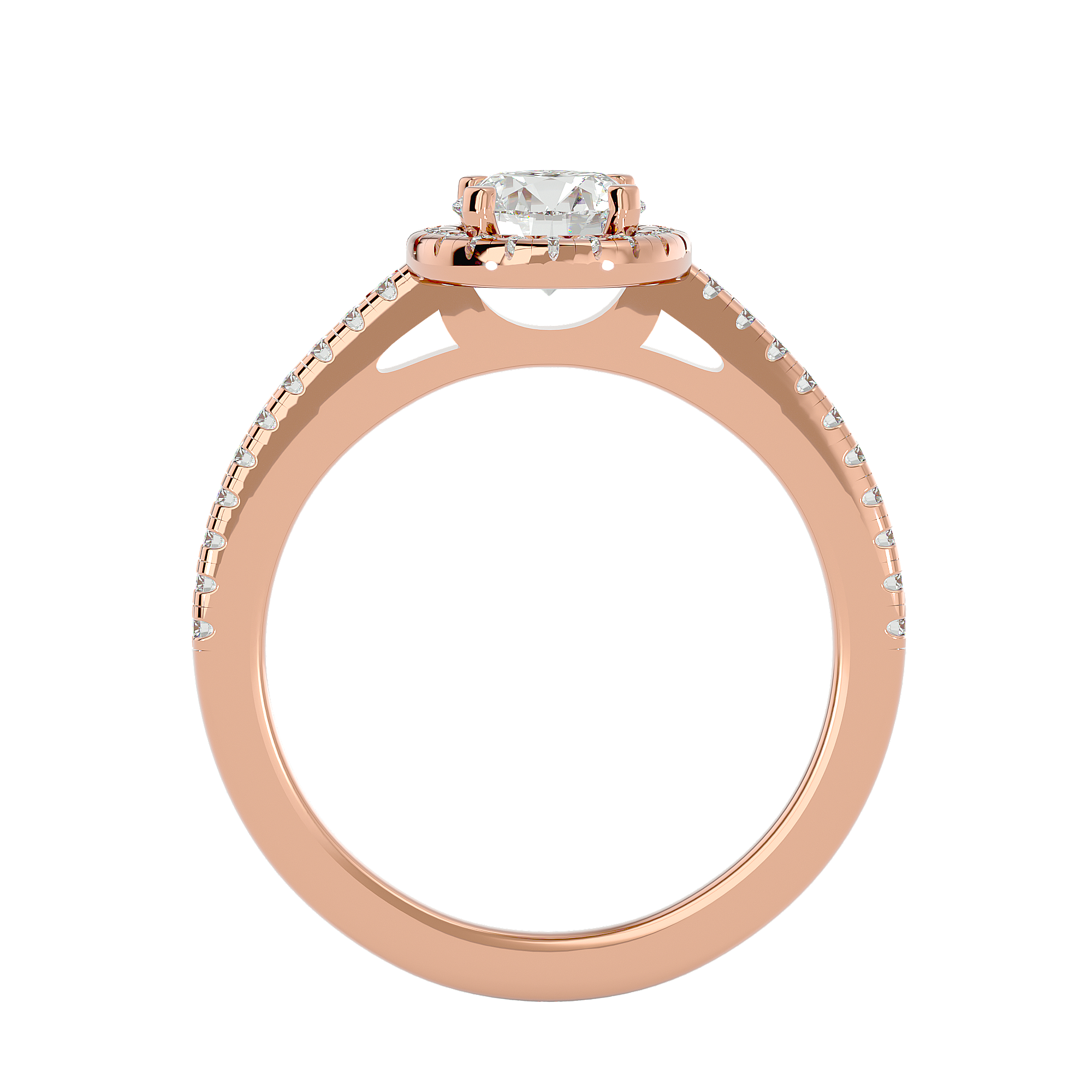Madalyn Diamond Halo Ring